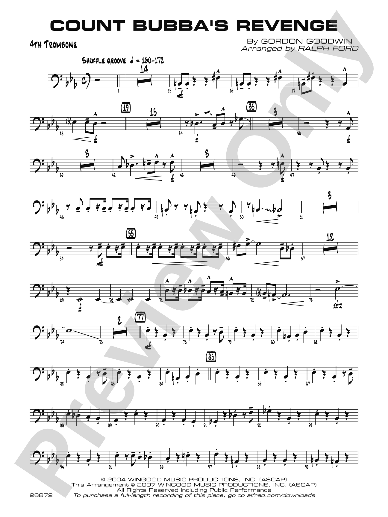 Count Bubba's Revenge: 4th Trombone