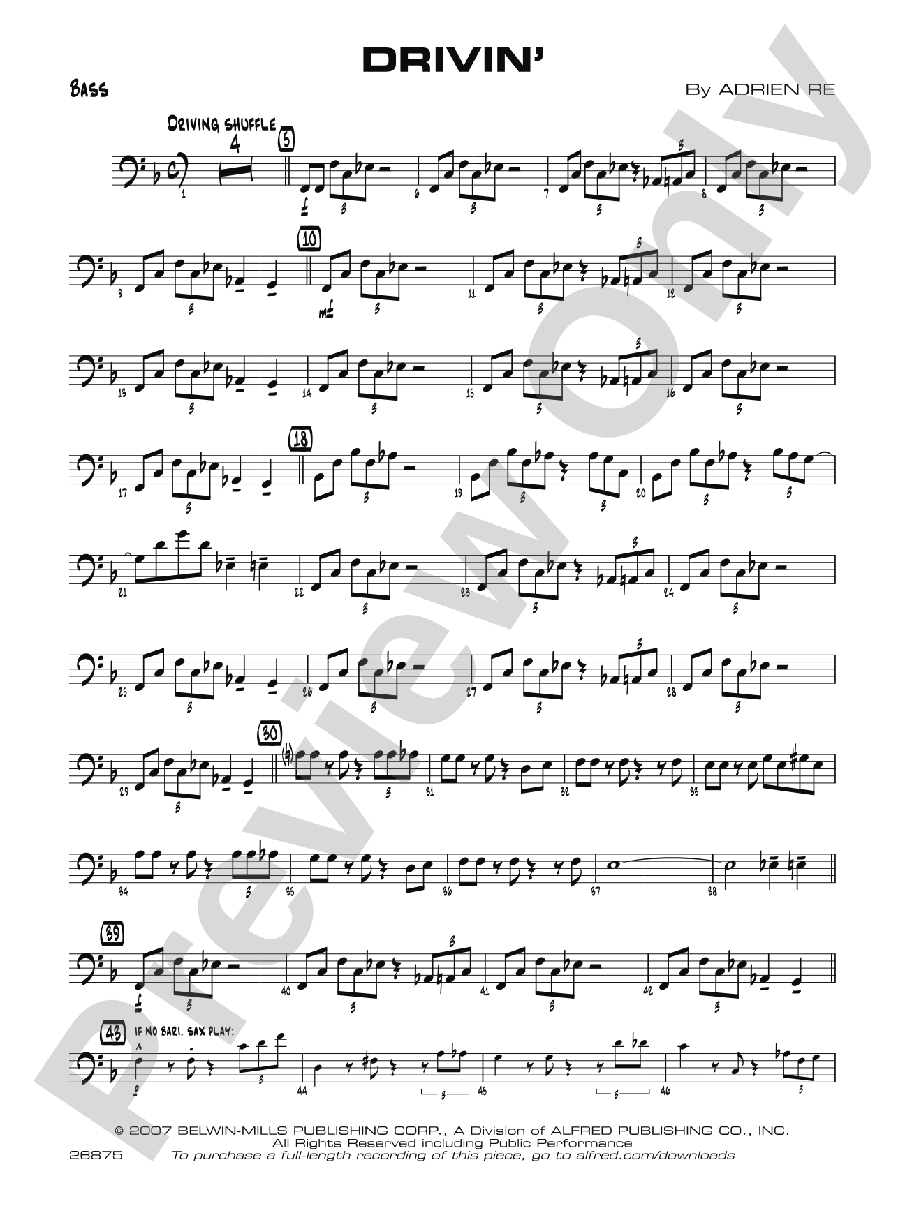 Drivin': String Bass