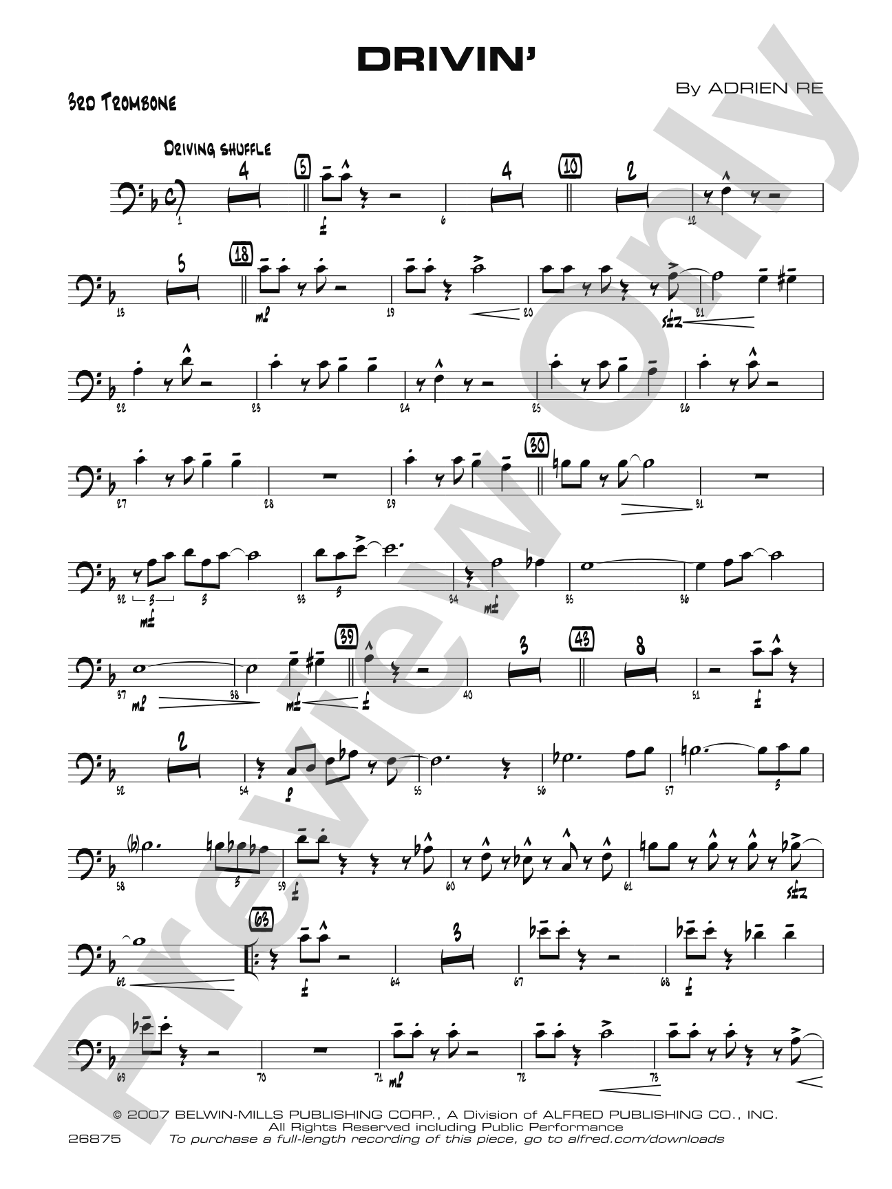 Drivin': 3rd Trombone