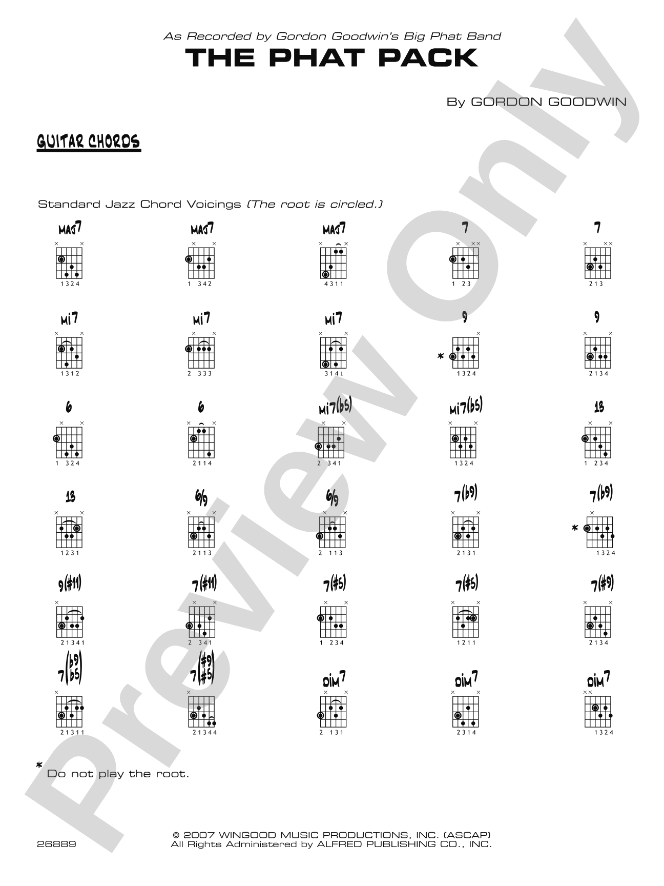 The Phat Pack: Guitar Chords