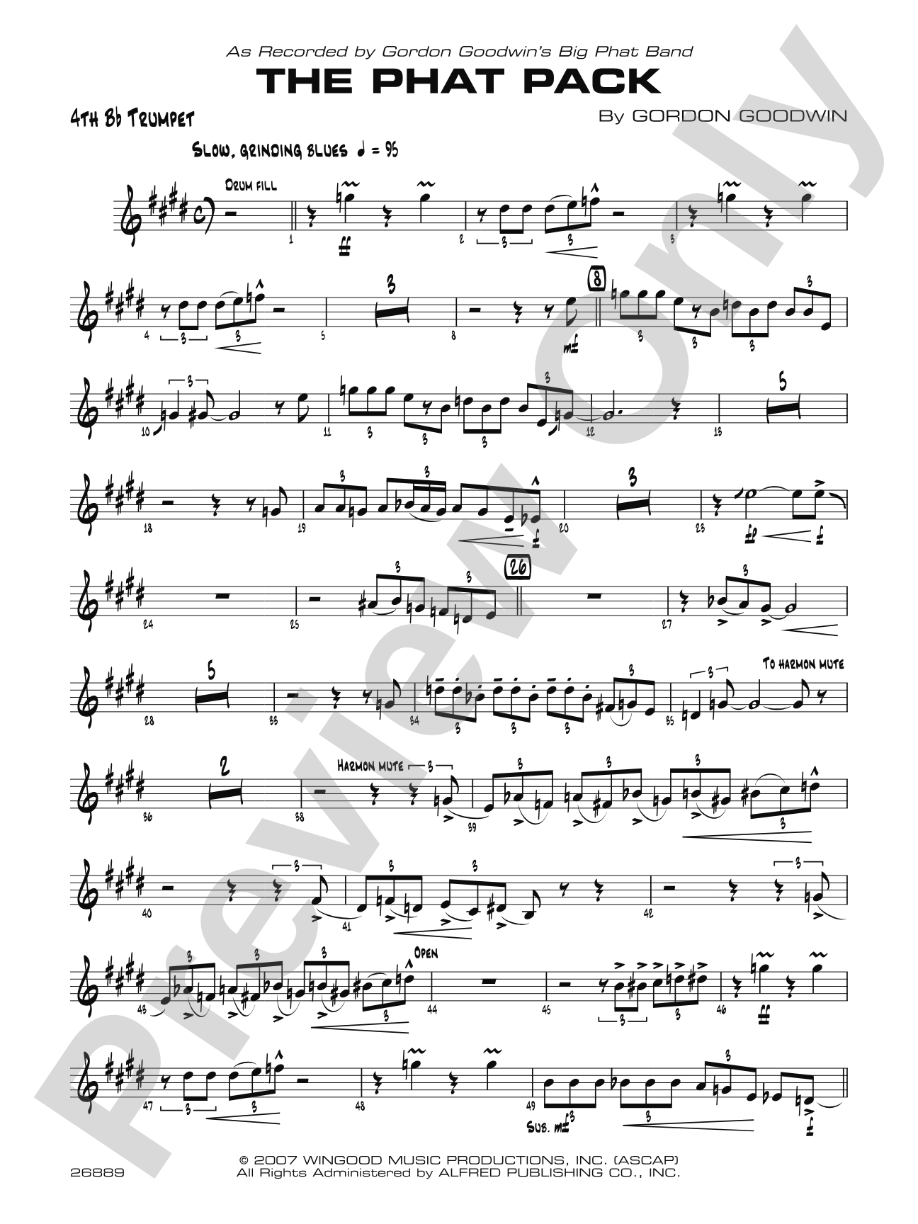 The Phat Pack: 4th B-flat Trumpet