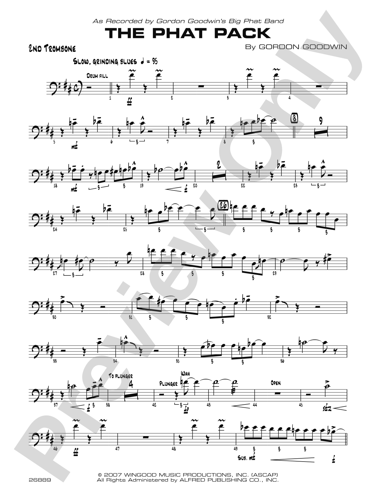 The Phat Pack: 2nd Trombone