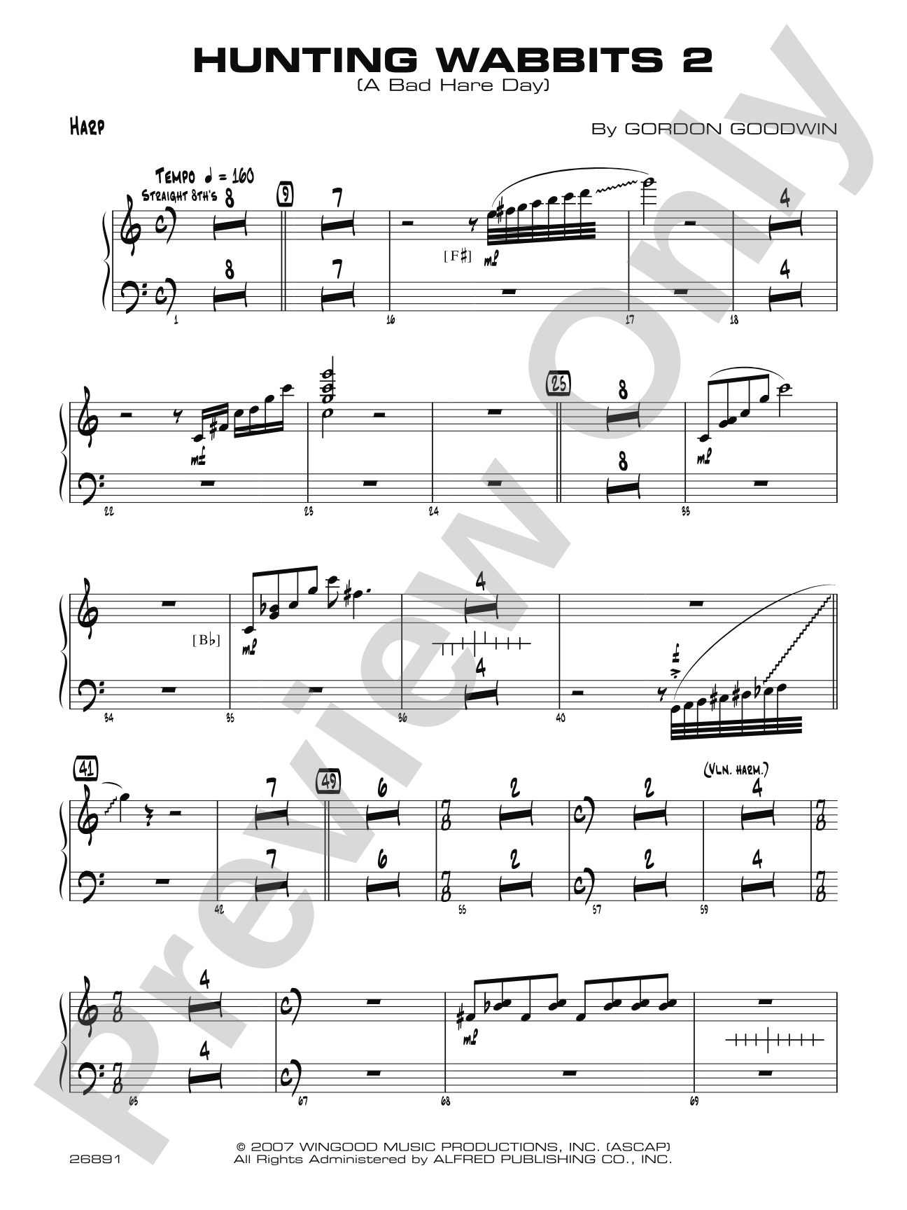 Hunting Wabbits 2 (A Bad Hare Day): Harp
