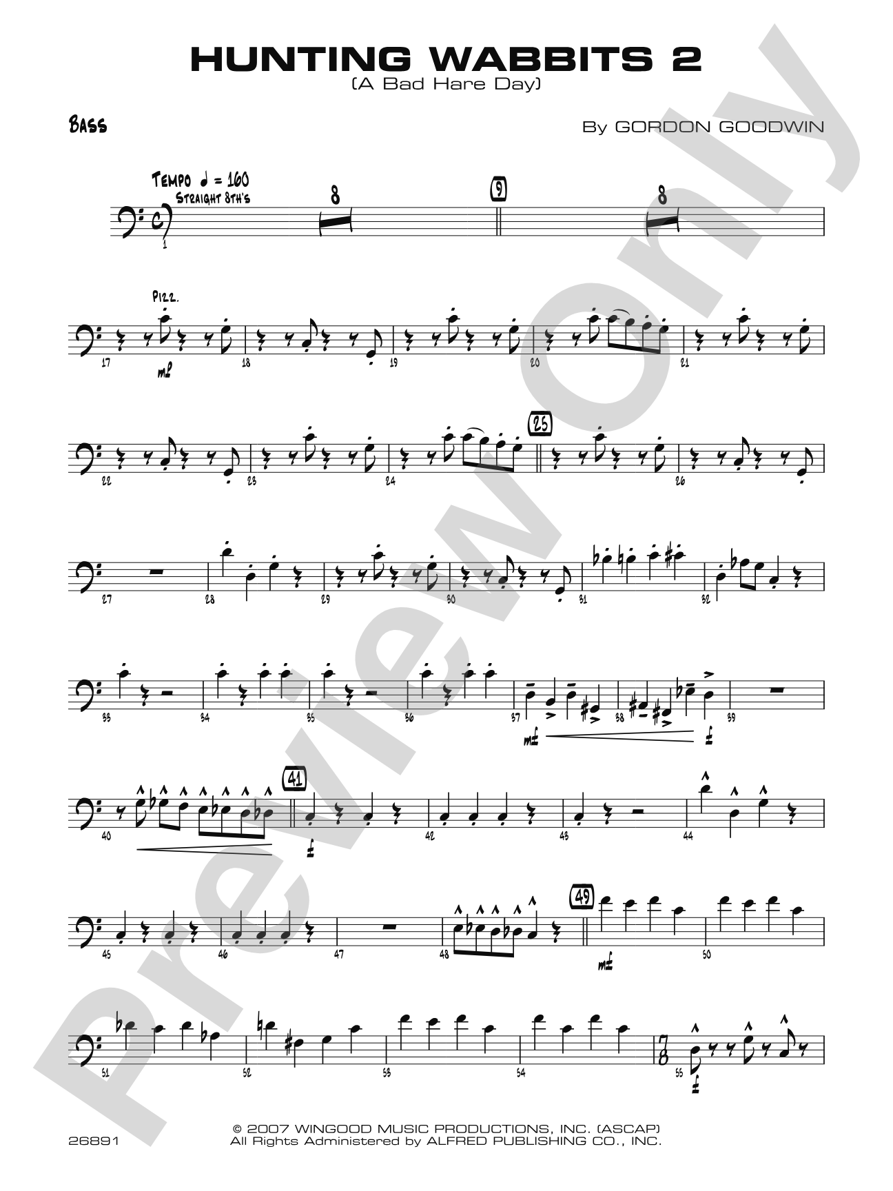 Hunting Wabbits 2 (A Bad Hare Day): String Bass