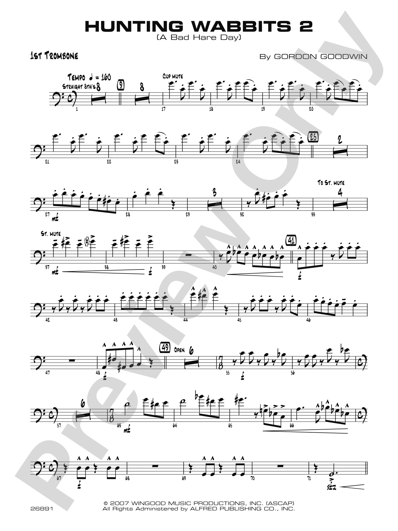 Hunting Wabbits 2 (A Bad Hare Day): 1st Trombone