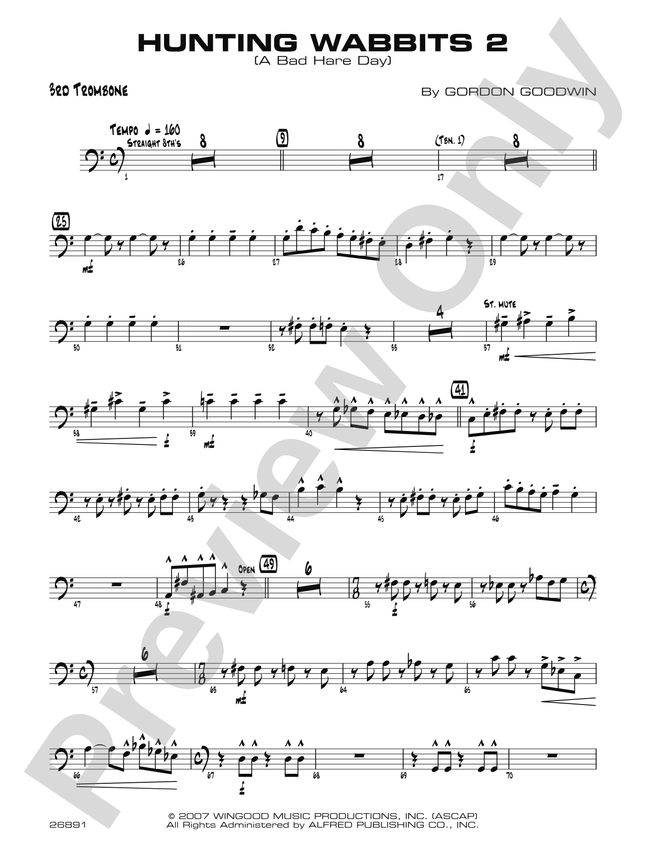 Hunting Wabbits 2 (A Bad Hare Day): 3rd Trombone