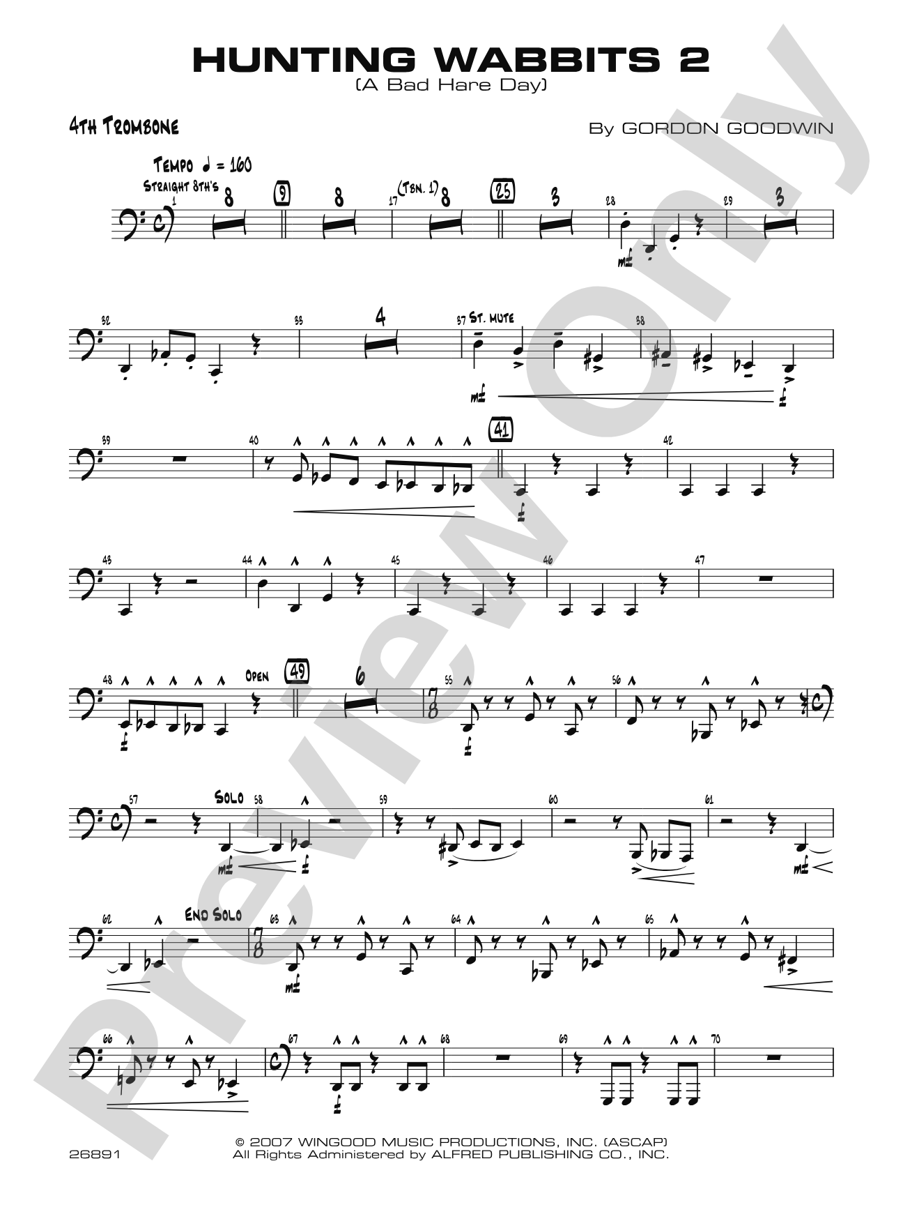 Hunting Wabbits 2 (A Bad Hare Day): 4th Trombone