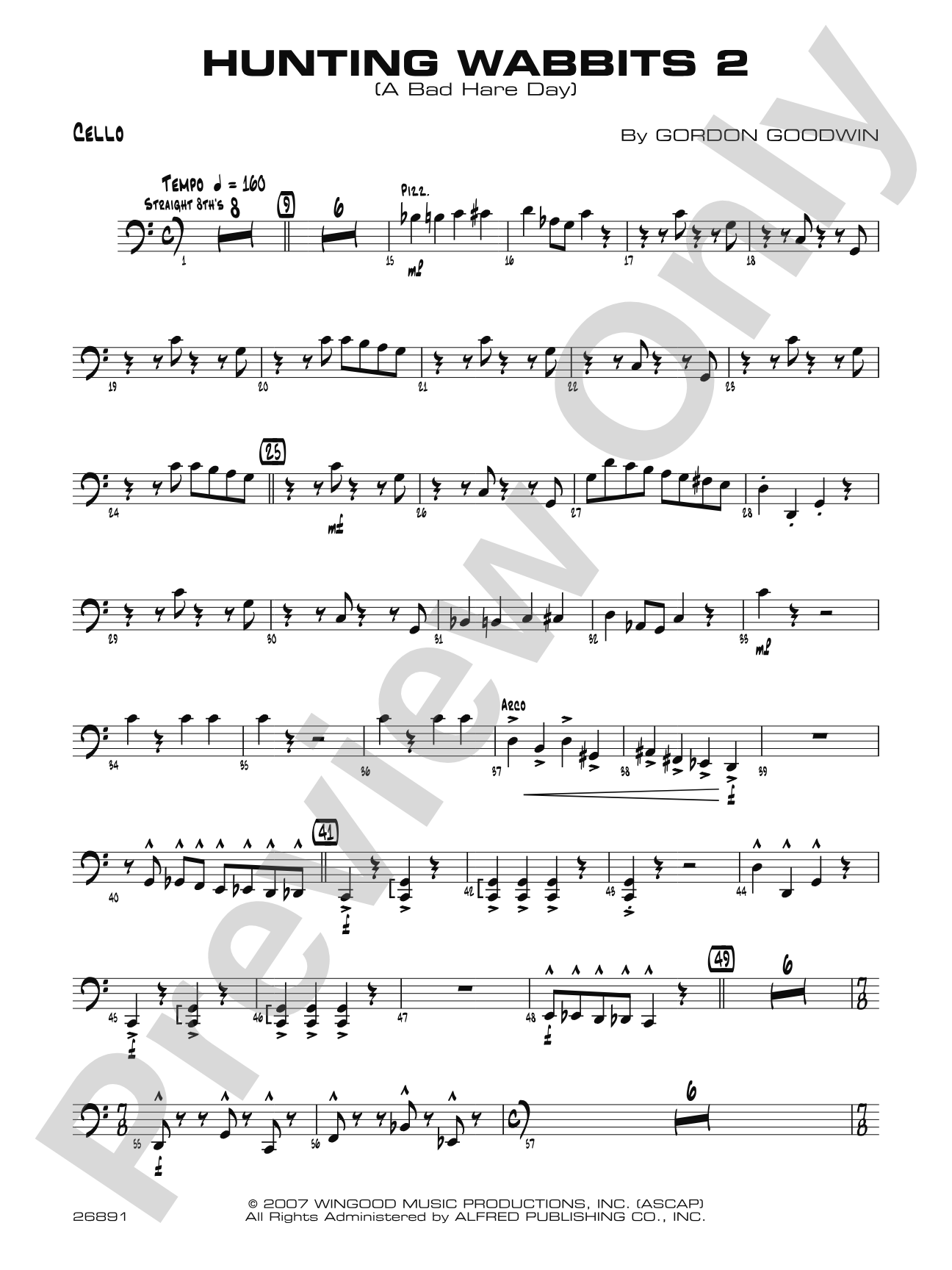 Hunting Wabbits 2 (A Bad Hare Day): Cello