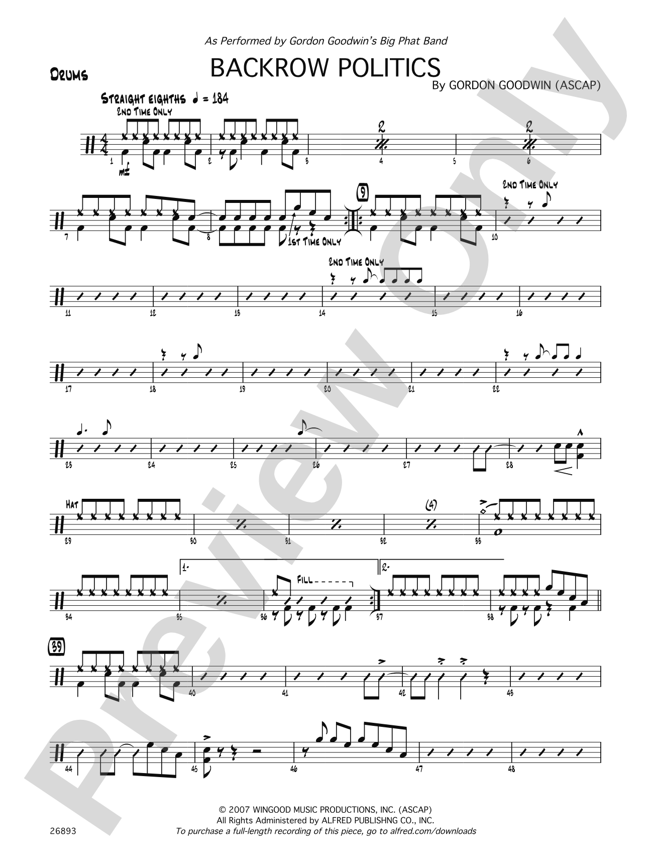 Backrow Politics: Drums