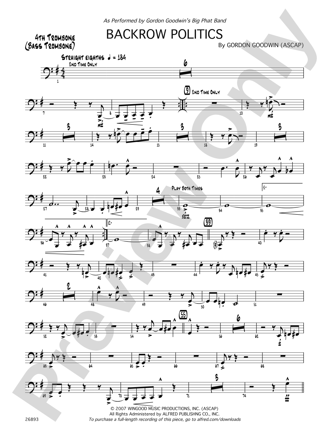 Backrow Politics: 4th Trombone