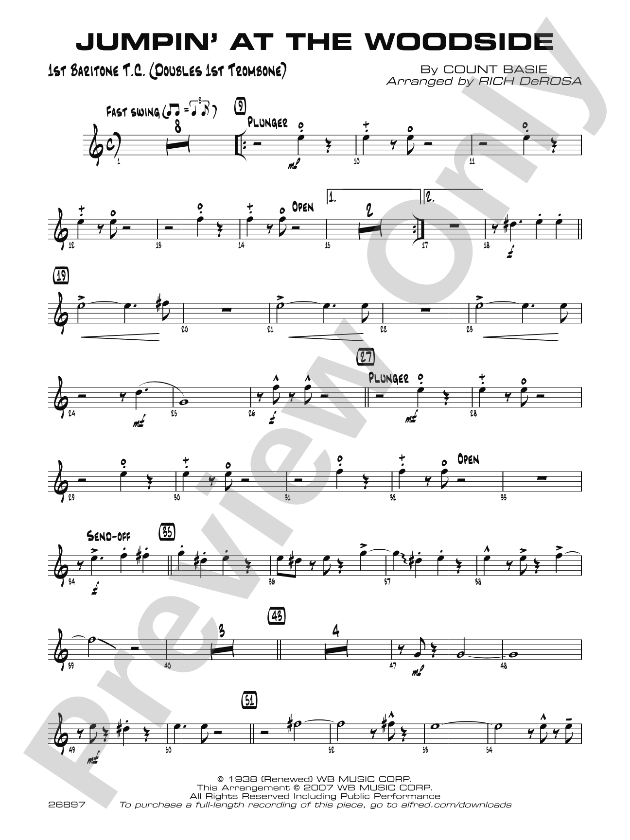 Jumpin' at the Woodside: Baritone T.C.
