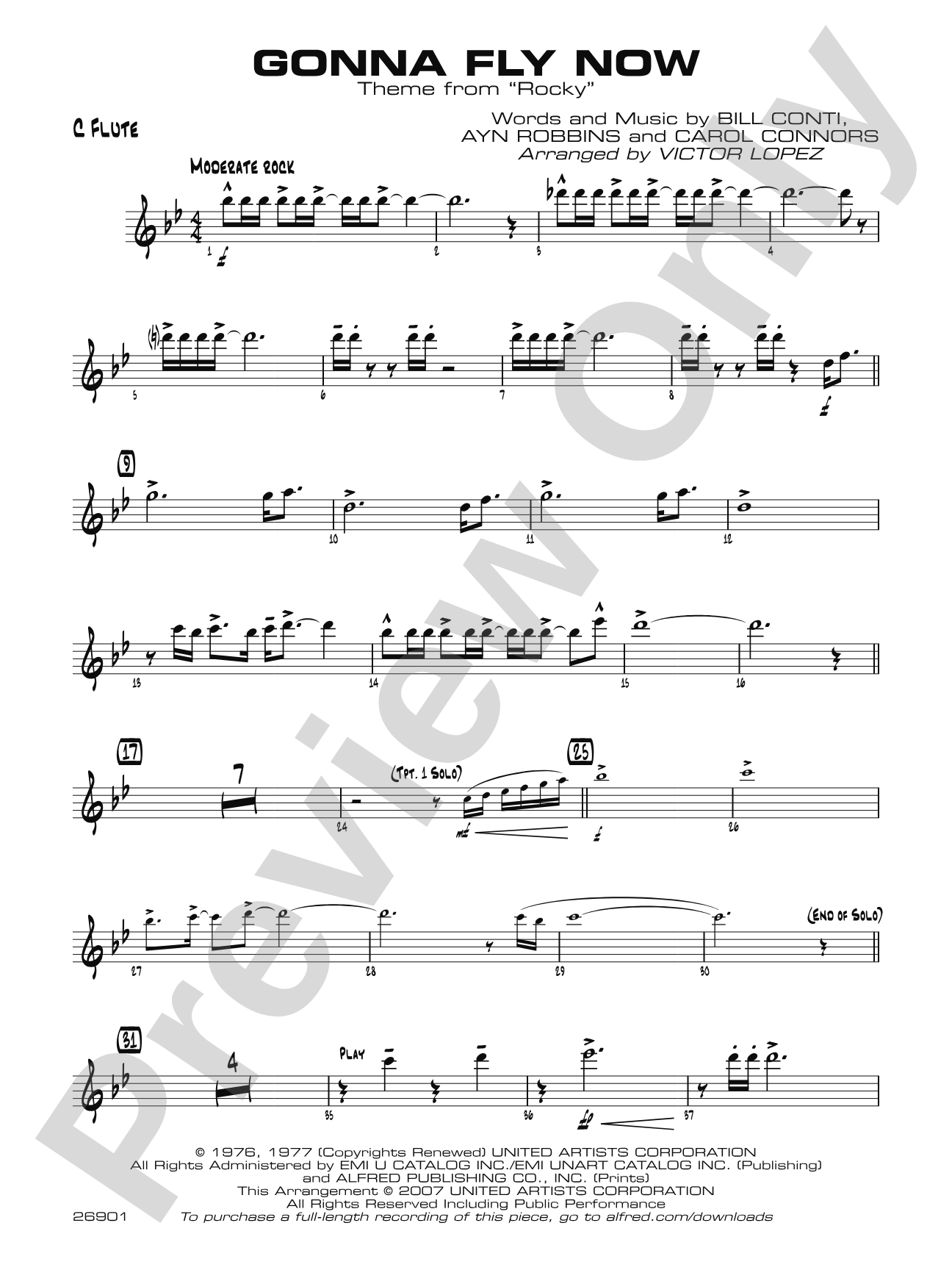 Gonna Fly Now: Flute