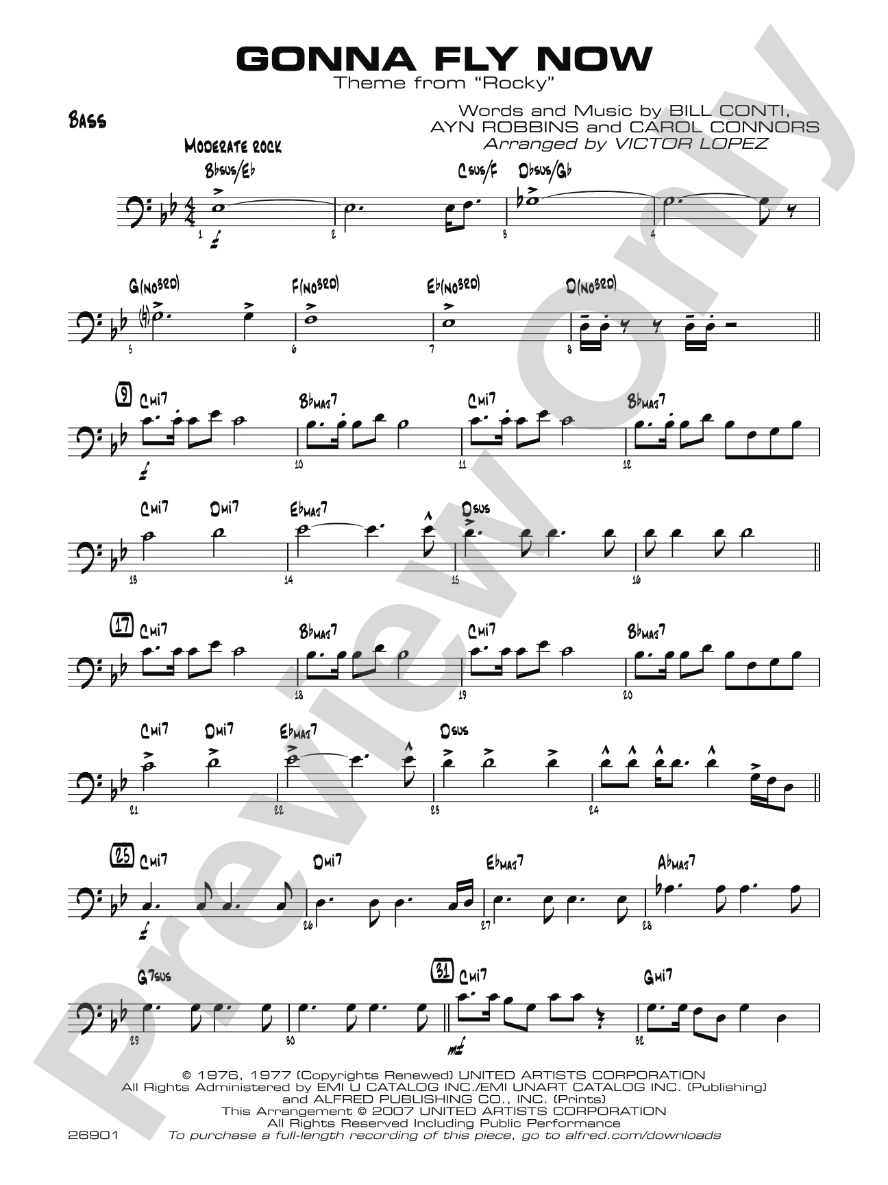 Gonna Fly Now: String Bass