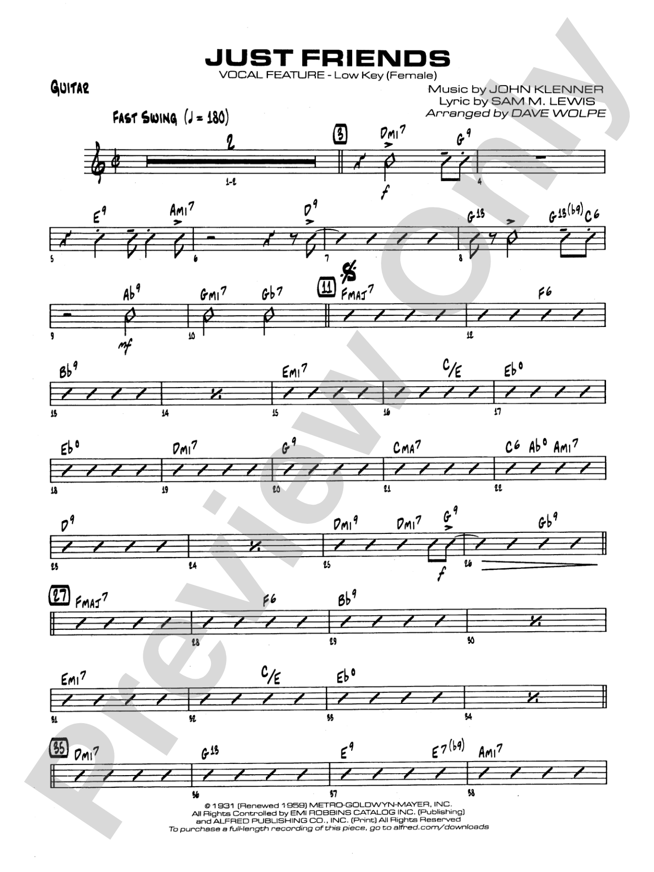 Just Friends: Guitar