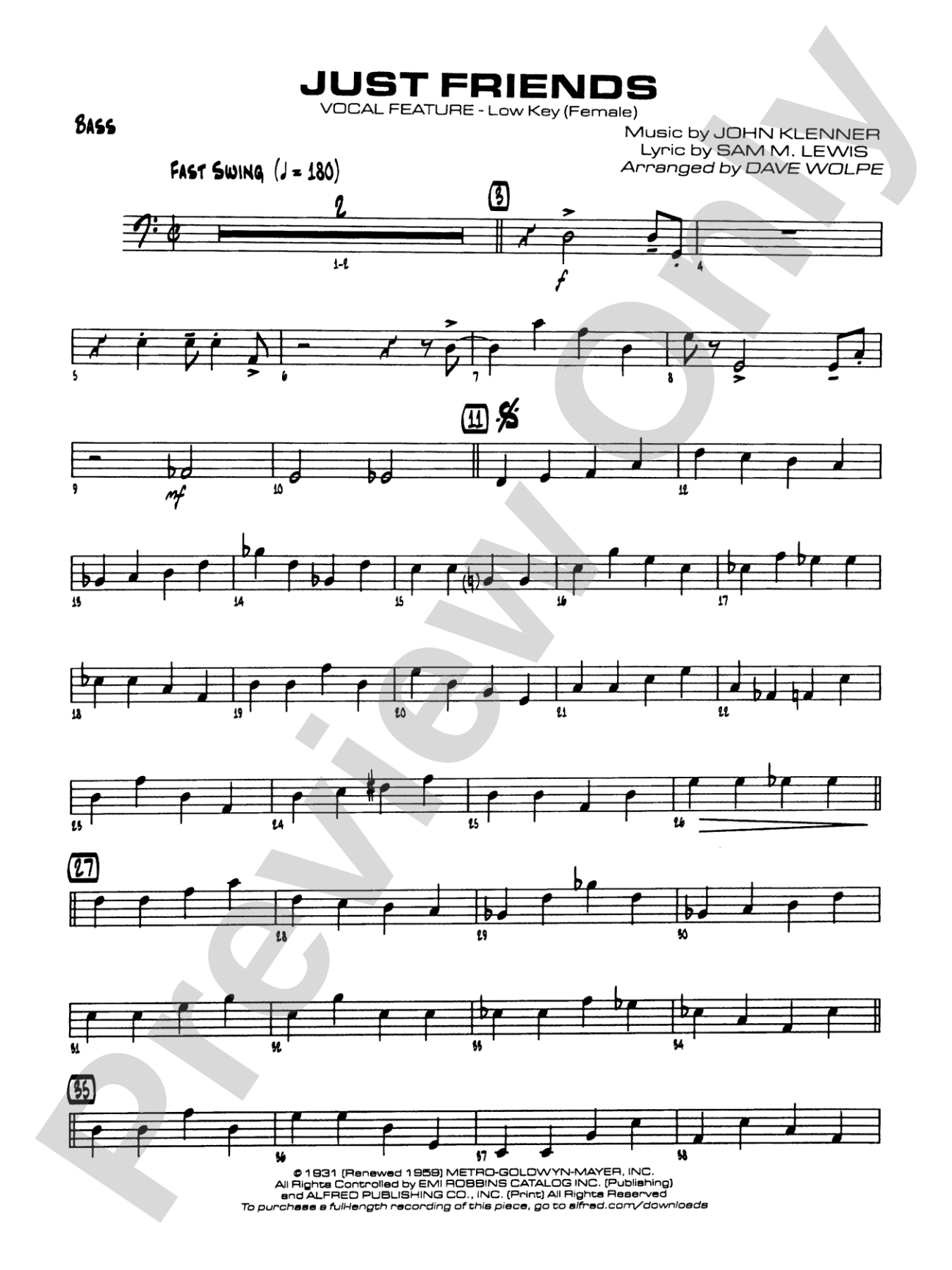 Just Friends: String Bass