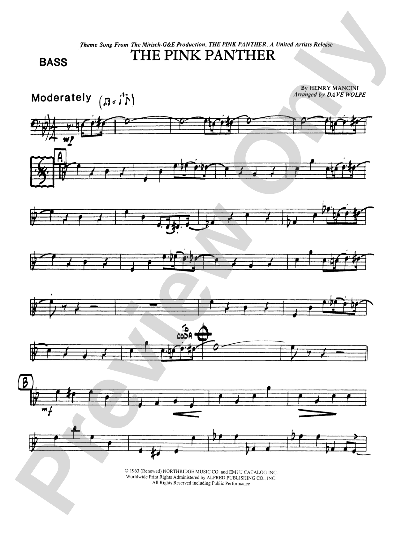 The Pink Panther: String Bass