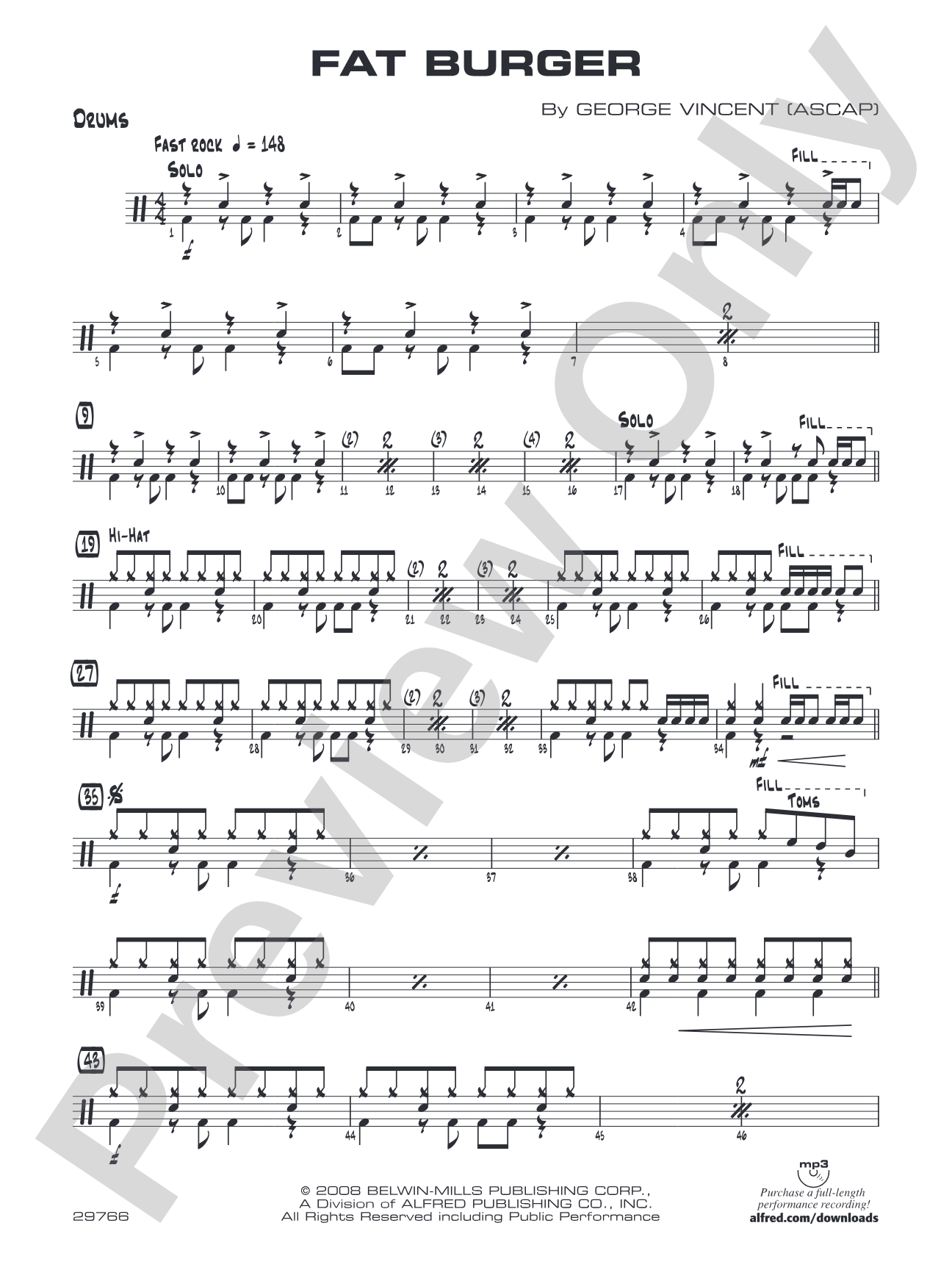 Fat Burger: Drums