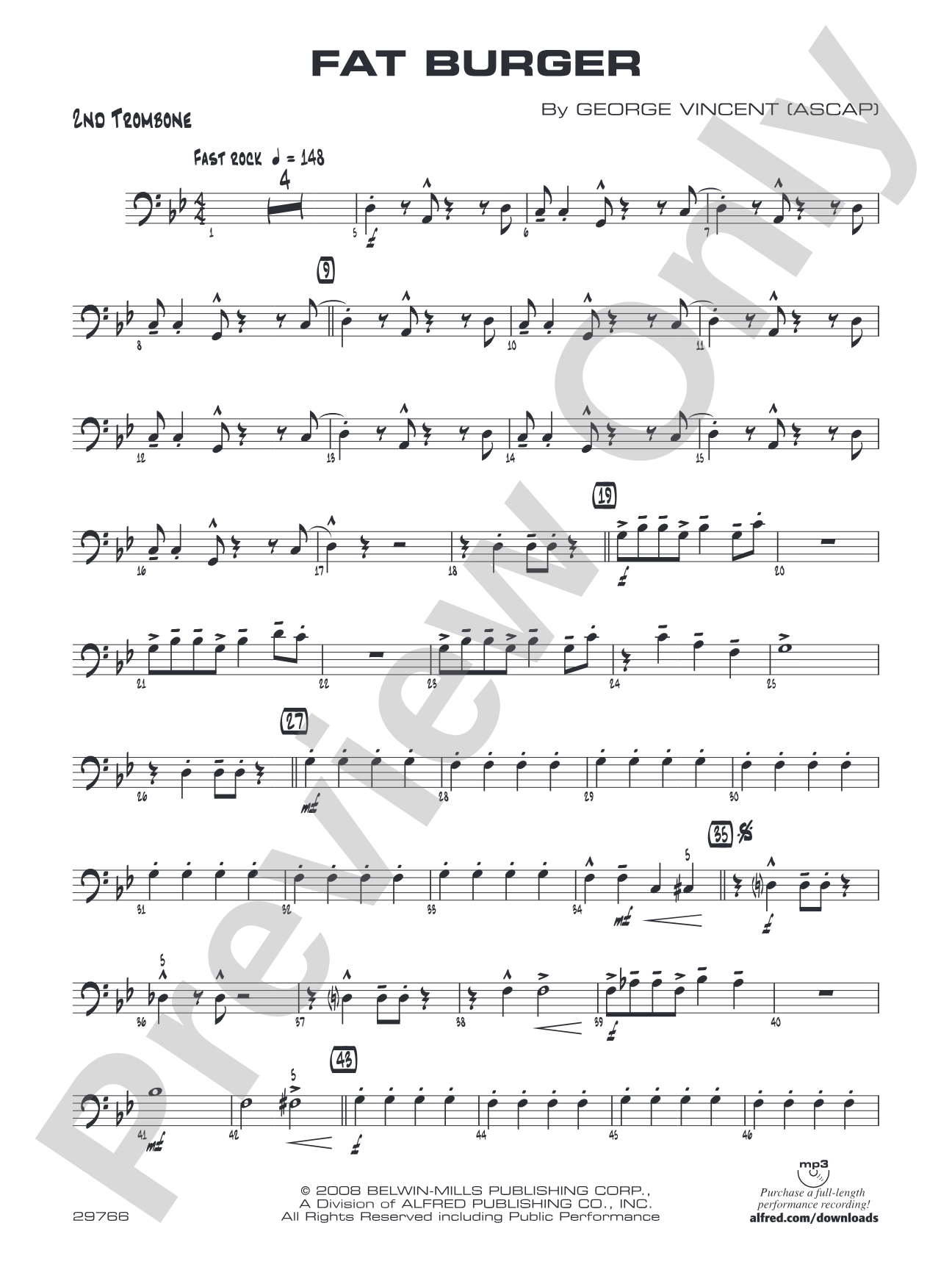 Fat Burger: 2nd Trombone