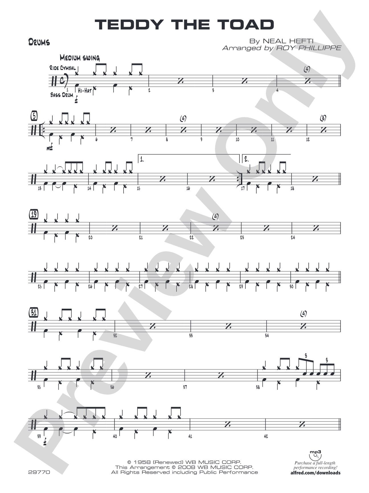 Teddy the Toad: Drums