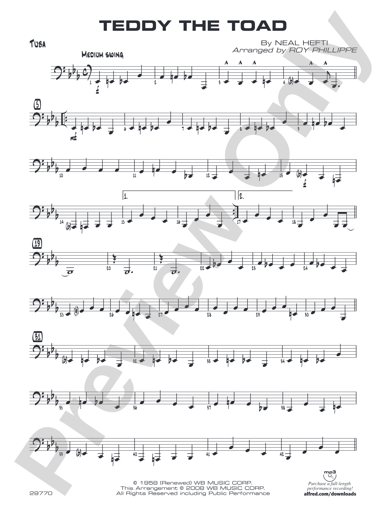 Teddy the Toad: Tuba