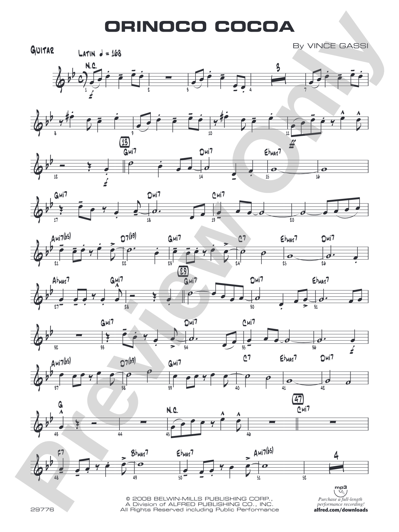 Orinoco Cocoa: Guitar