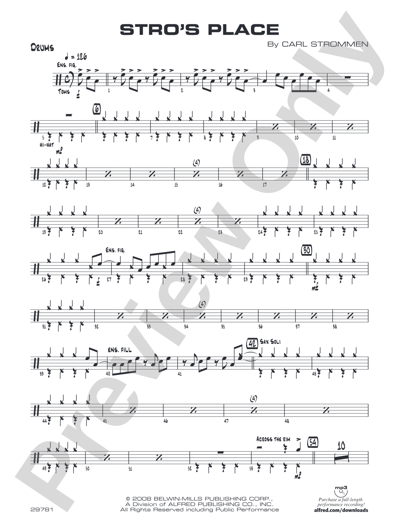 Stro's Place: Drums