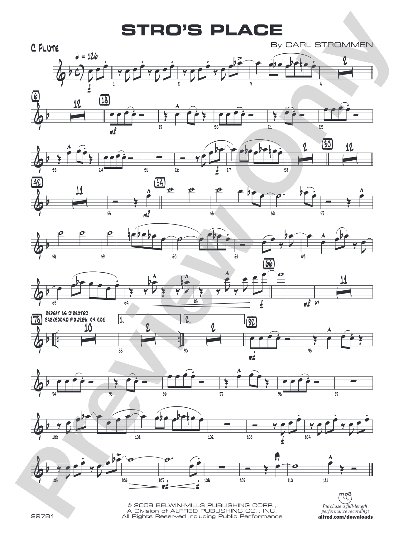 Stro's Place: Flute