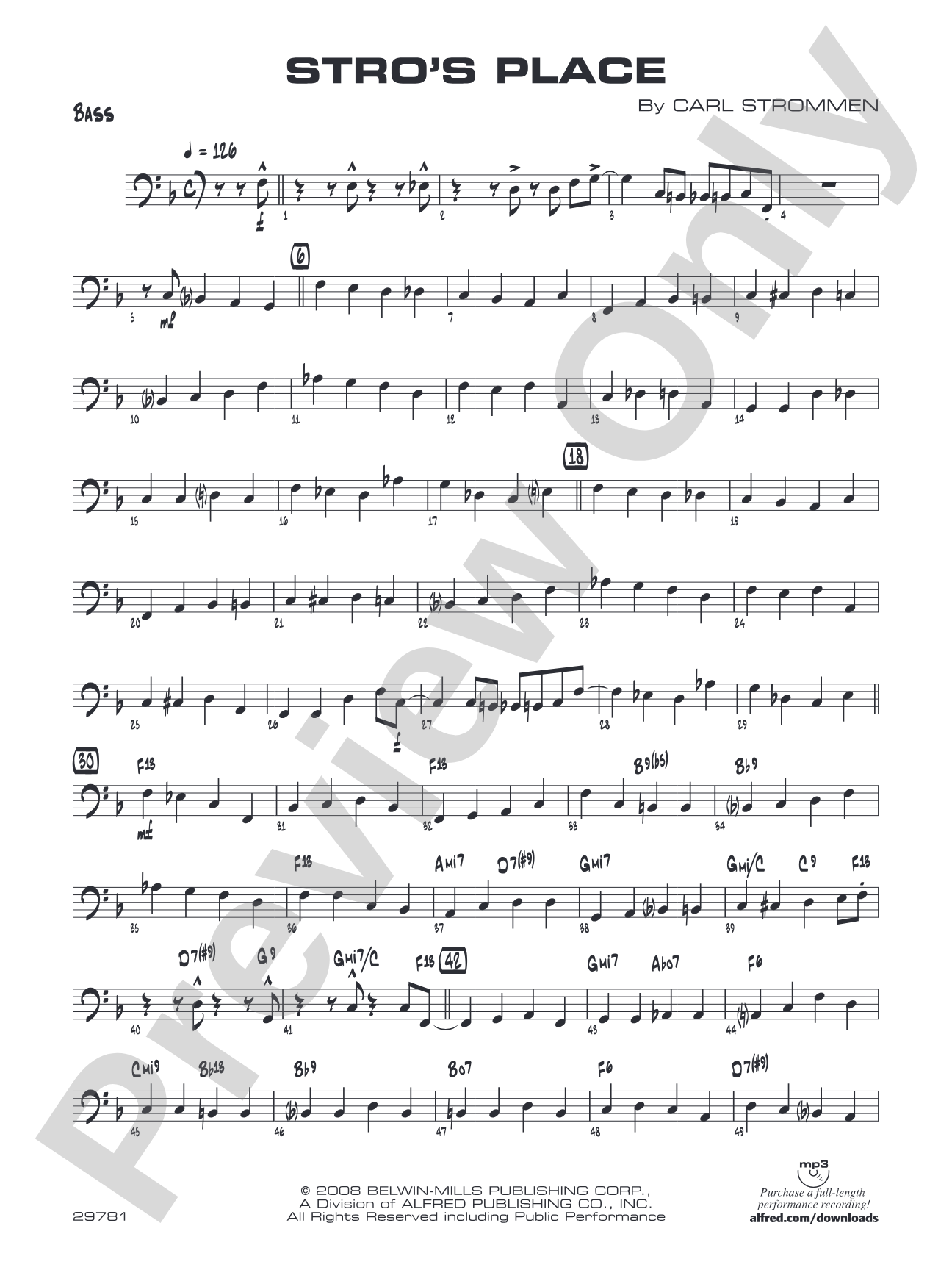 Stro's Place: String Bass