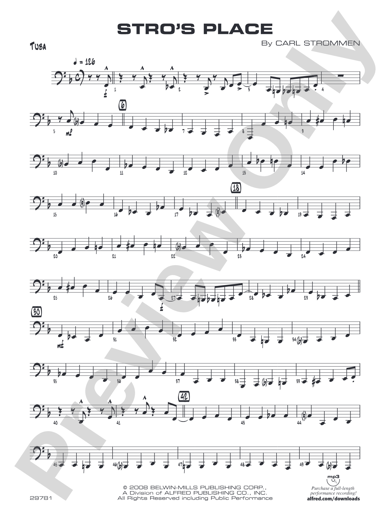 Stro's Place: Tuba
