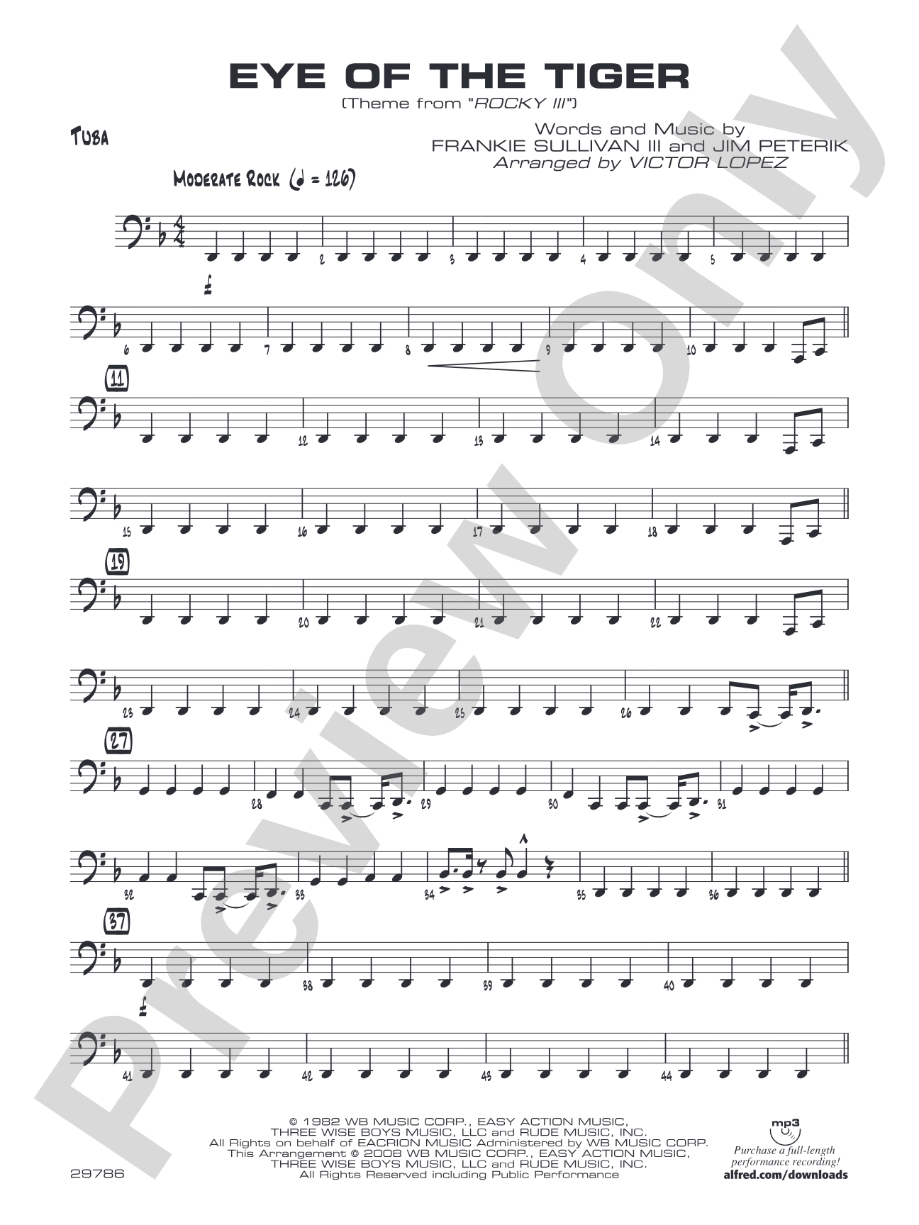 Eye of the Tiger: Tuba