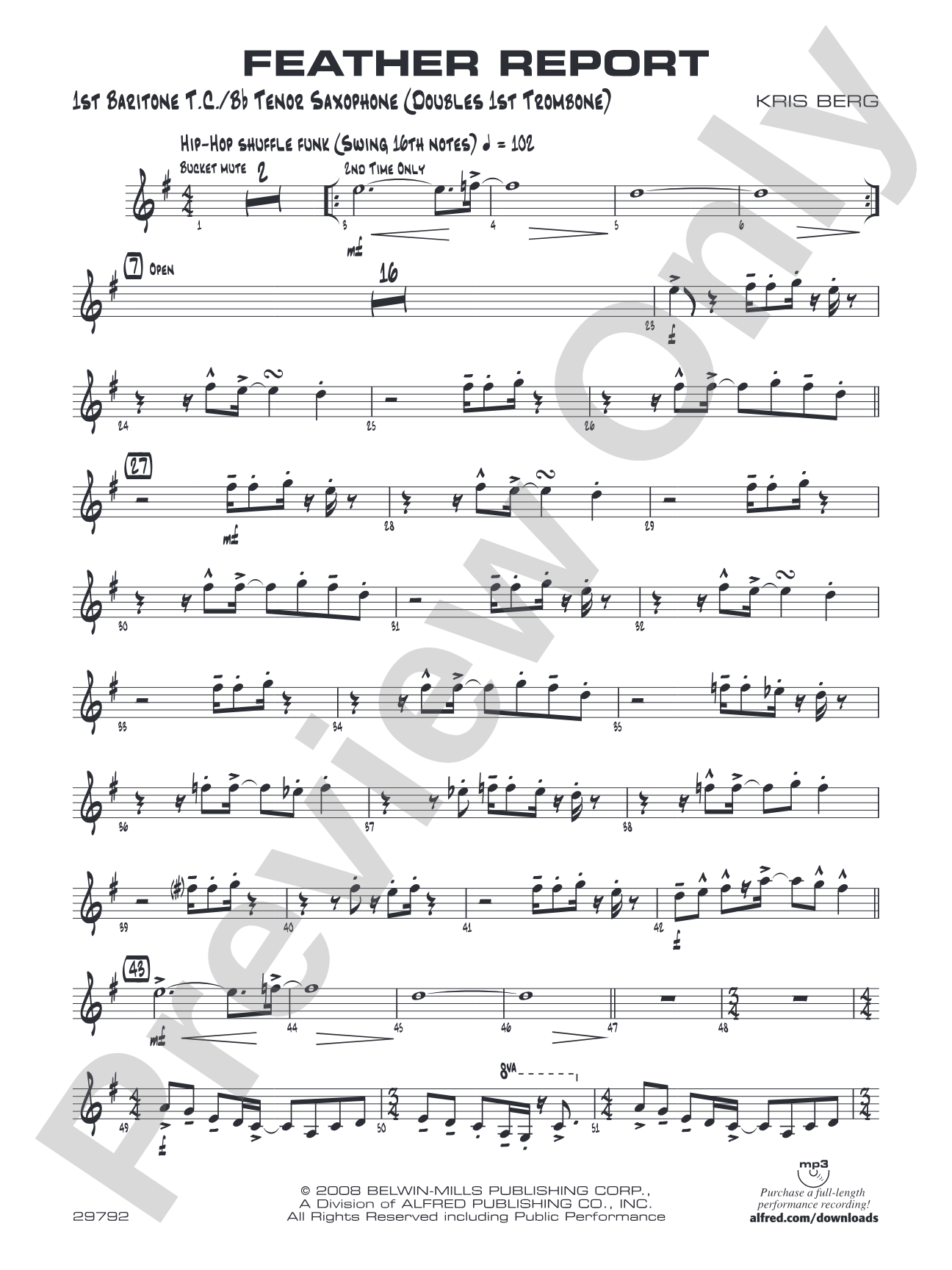 Feather Report: Baritone T.C.