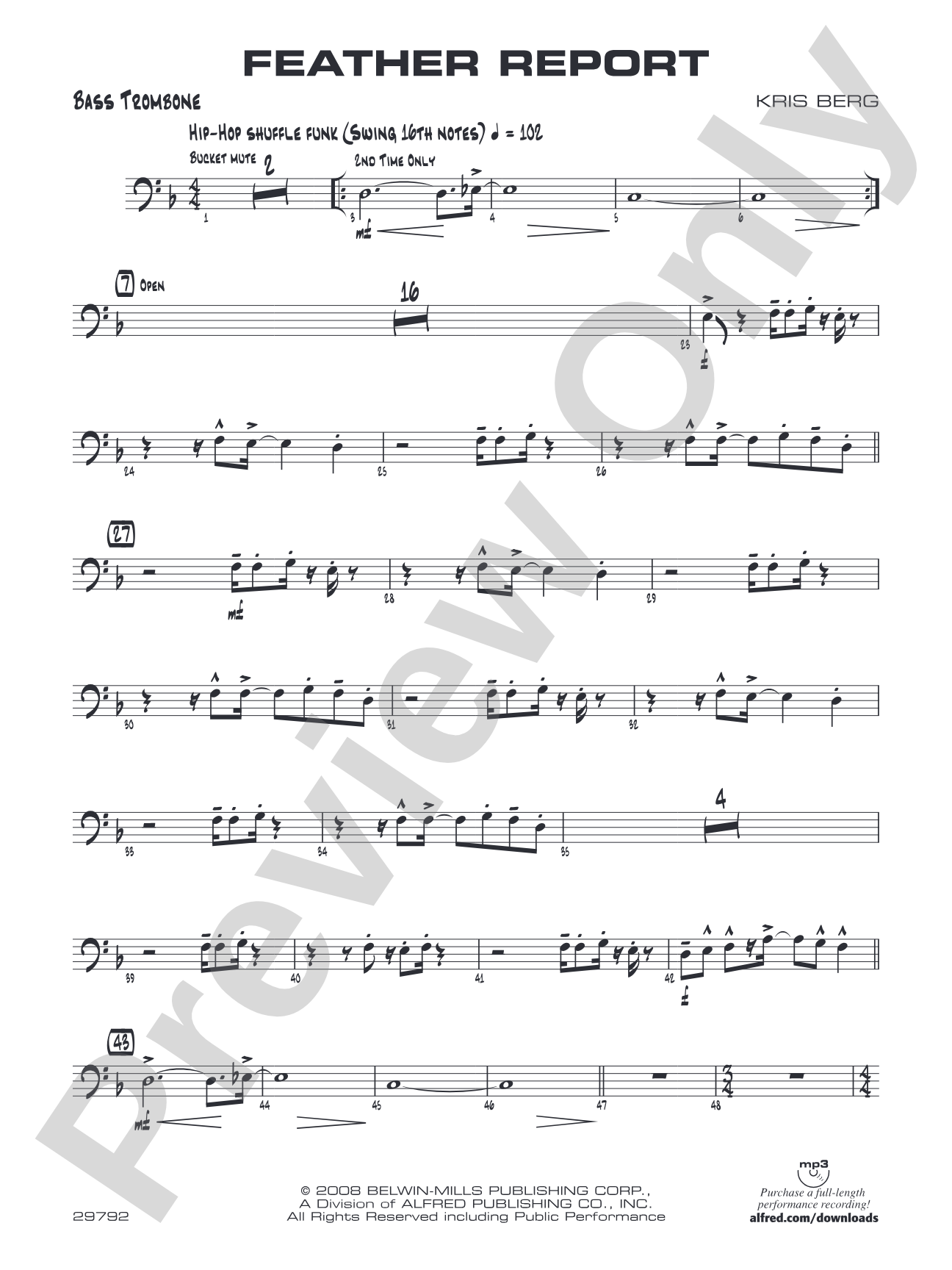 Feather Report: Bass Trombone