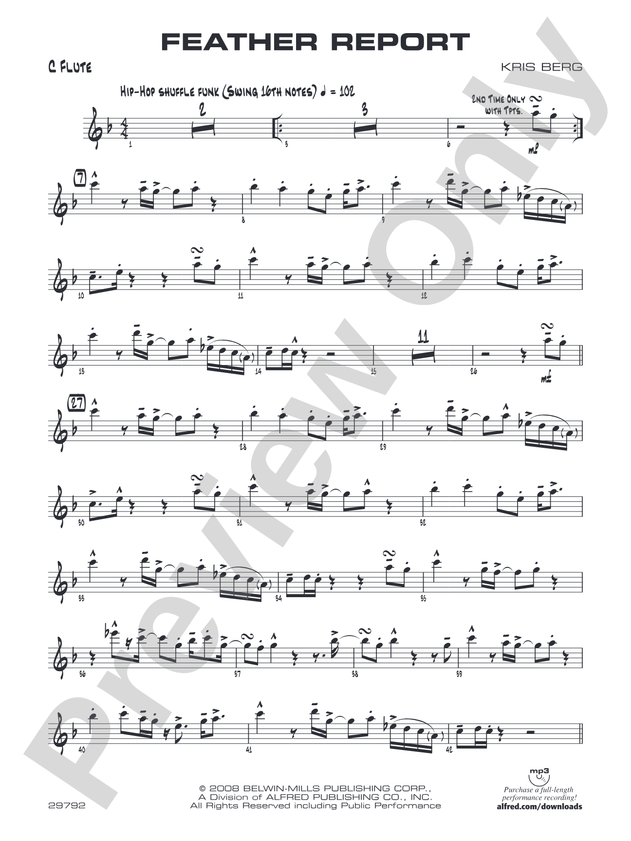 Feather Report: Flute