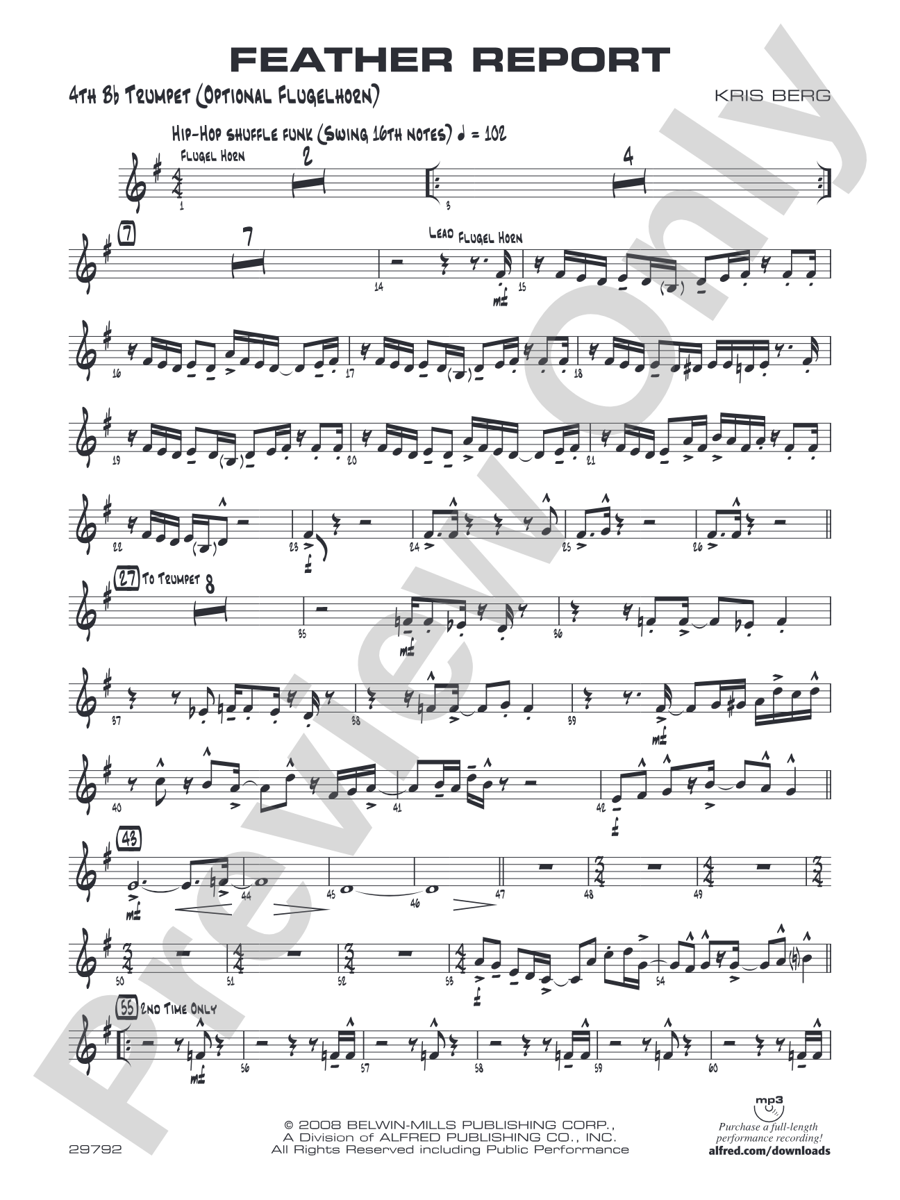 Feather Report: 4th B-flat Trumpet