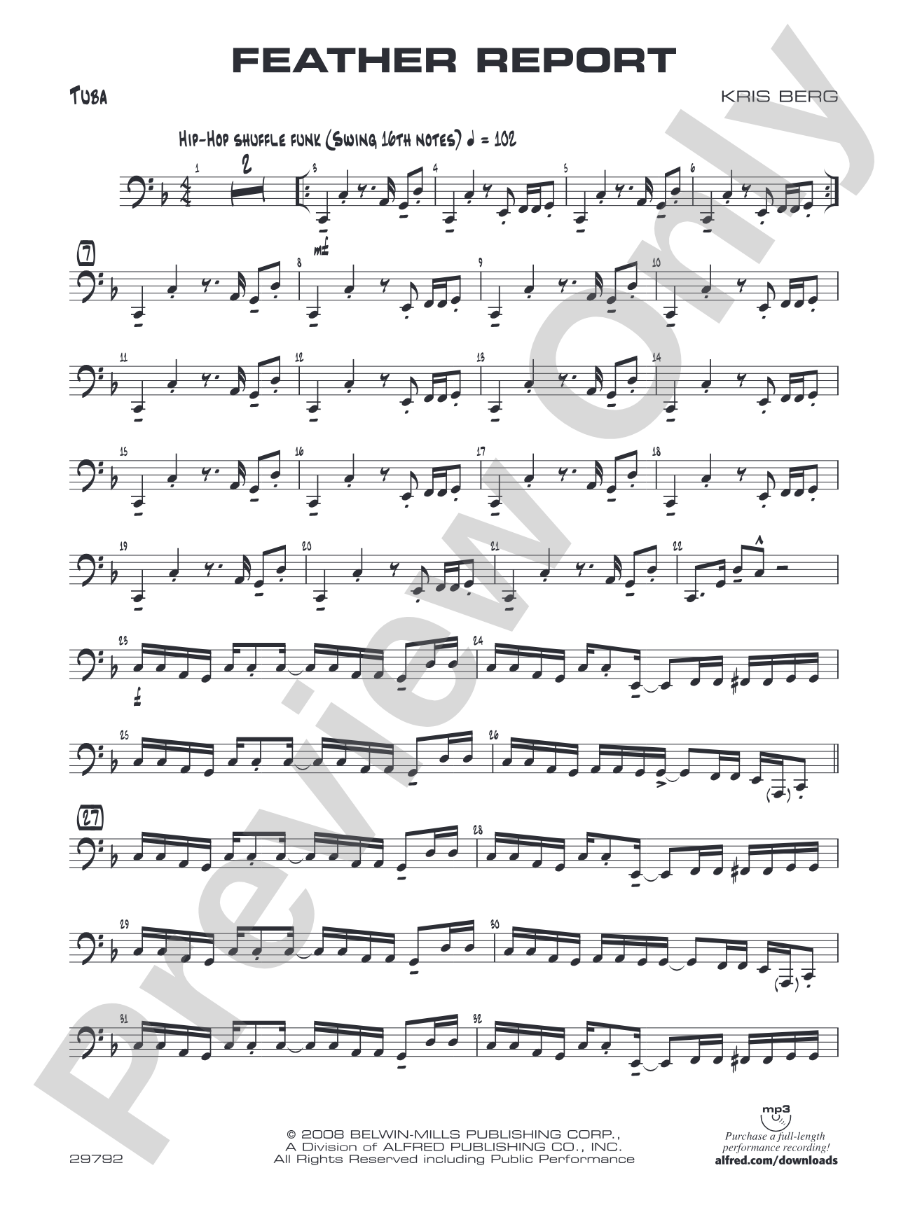 Feather Report: Tuba