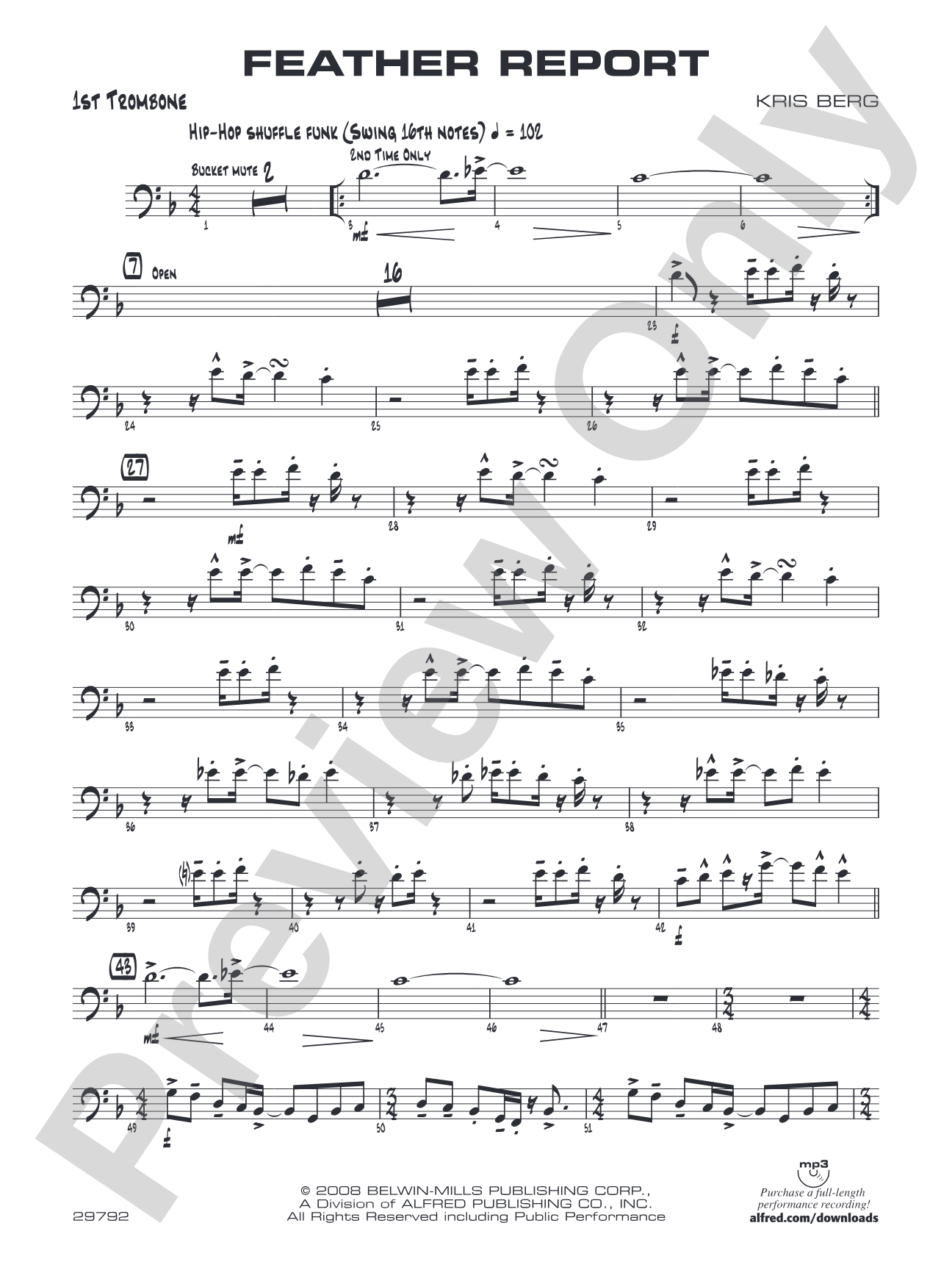 Feather Report: 1st Trombone