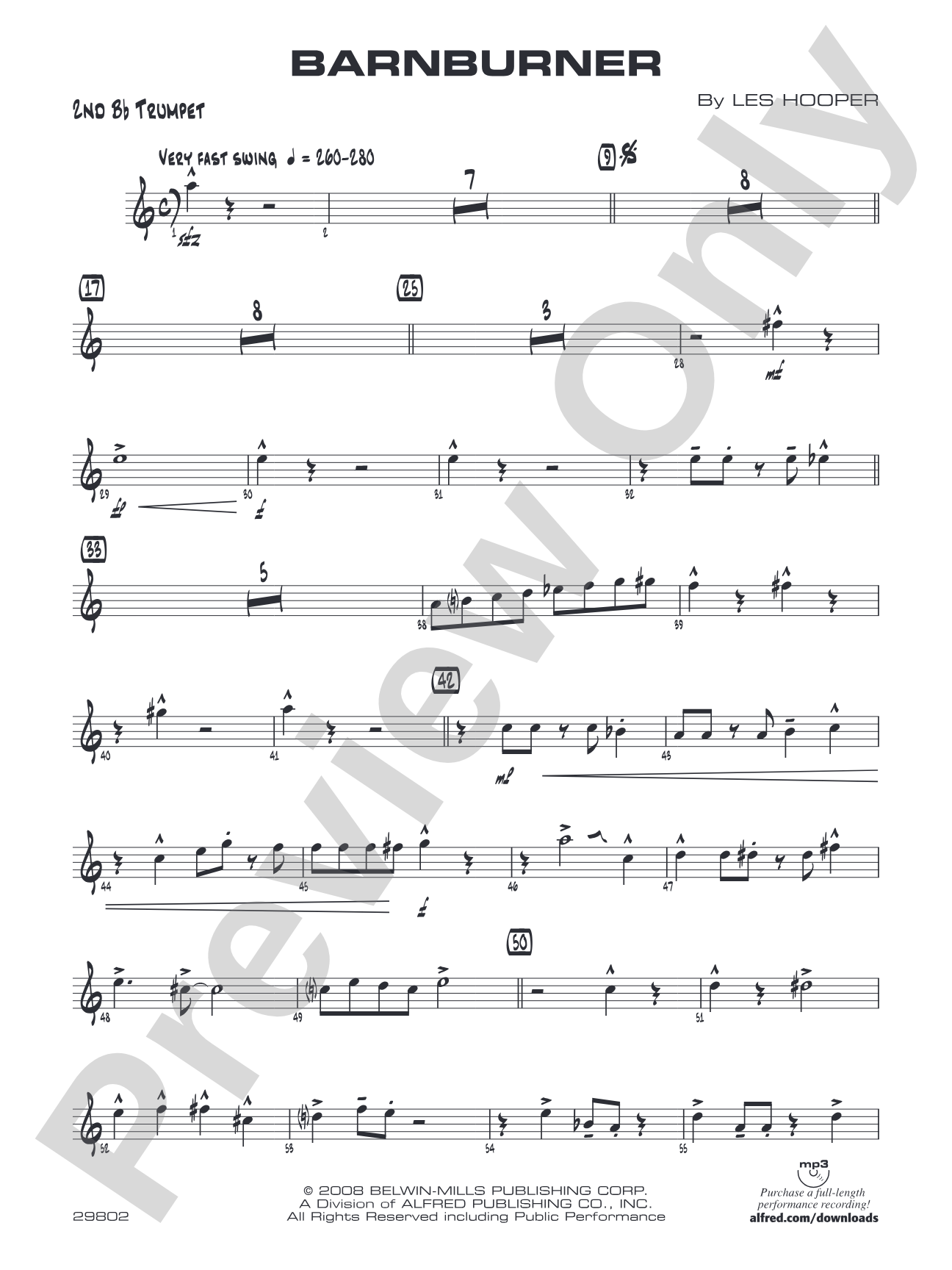 Barnburner: 2nd B-flat Trumpet