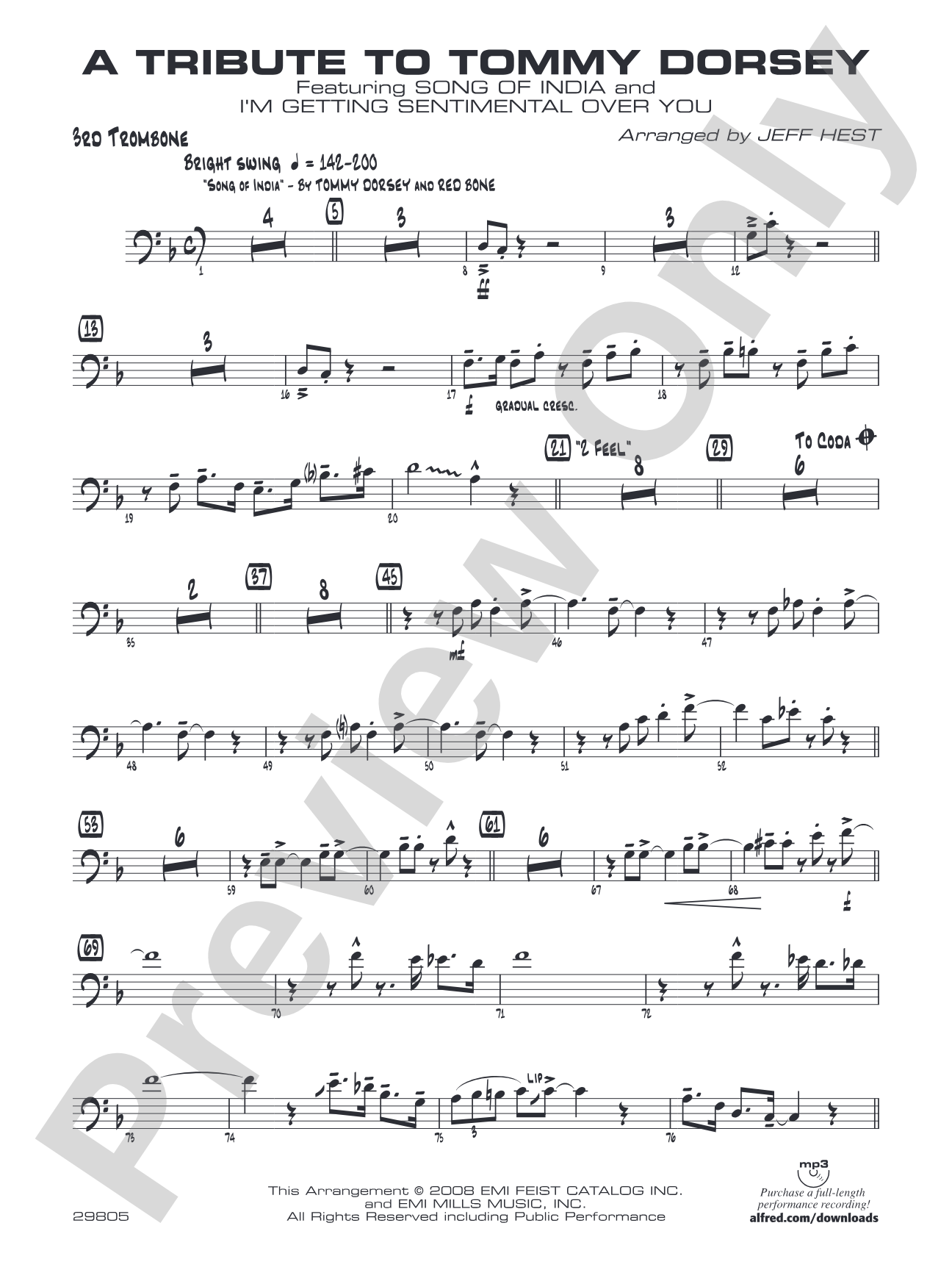 A Tribute to Tommy Dorsey: 3rd Trombone