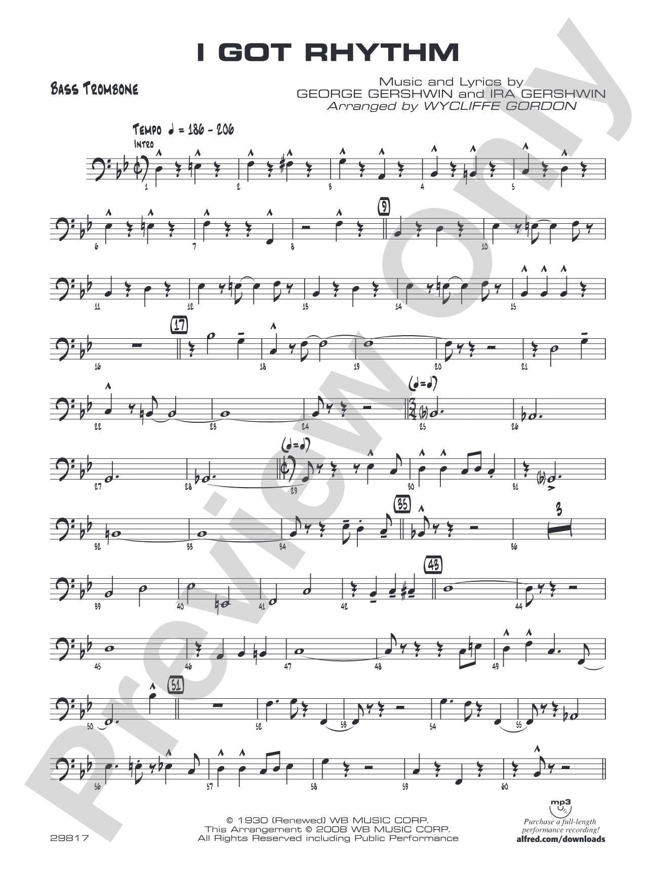 I Got Rhythm: Bass Trombone