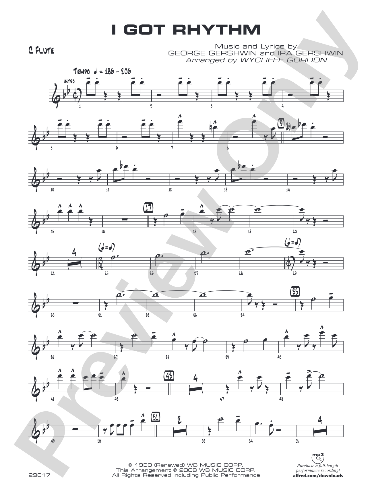 I Got Rhythm: Flute