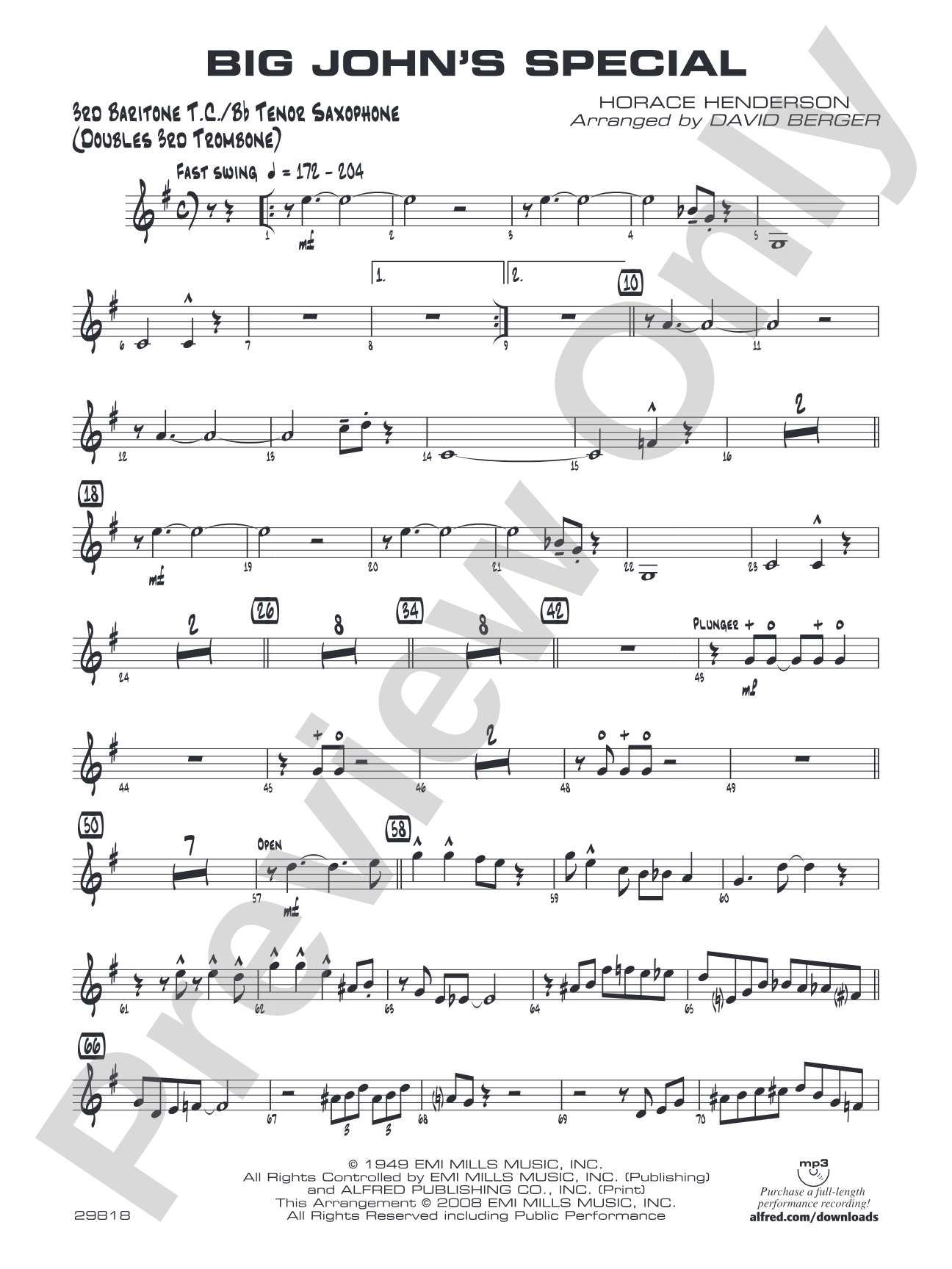 Big John's Special: 3rd Baritone T.C.