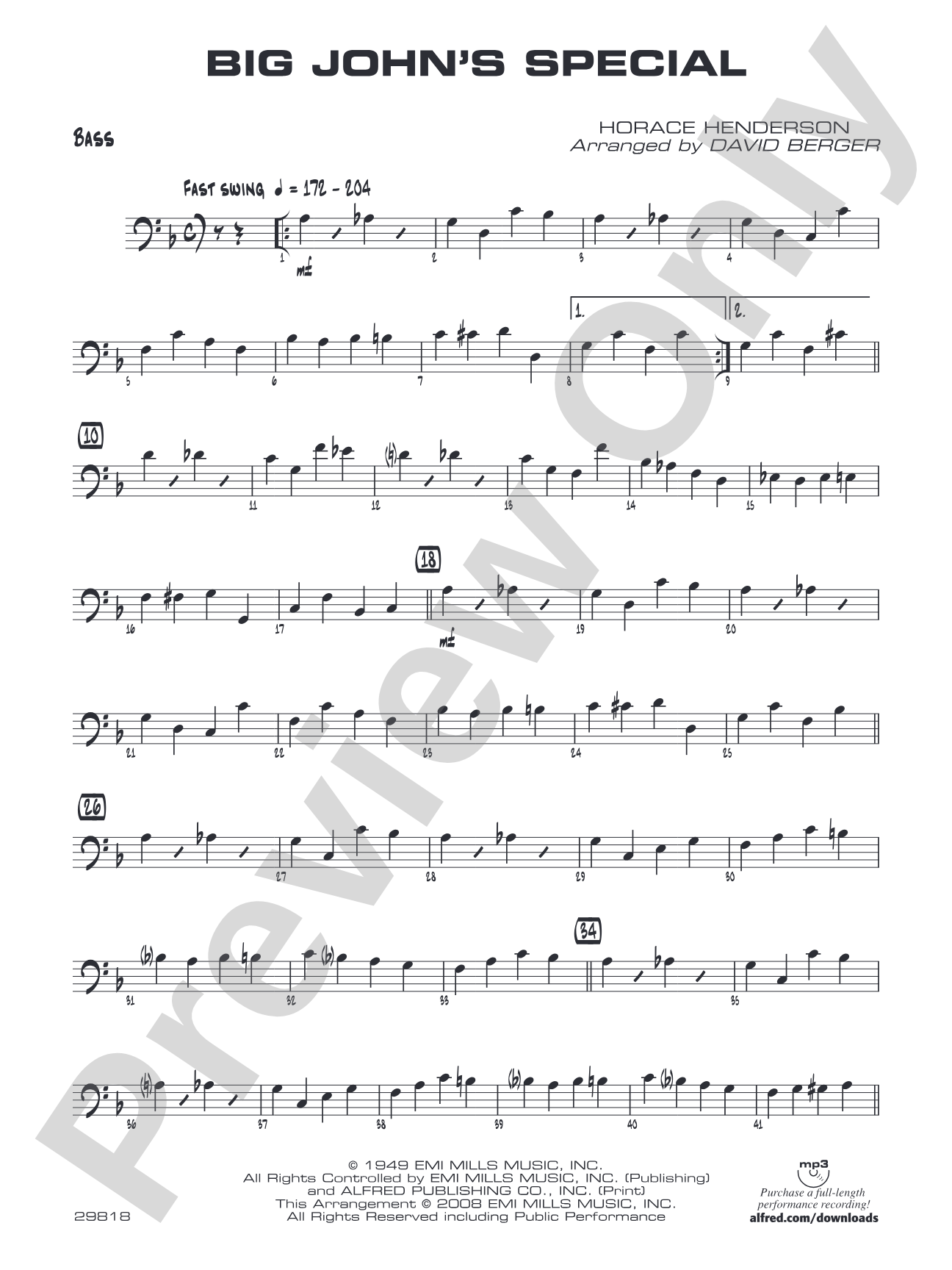 Big John's Special: String Bass