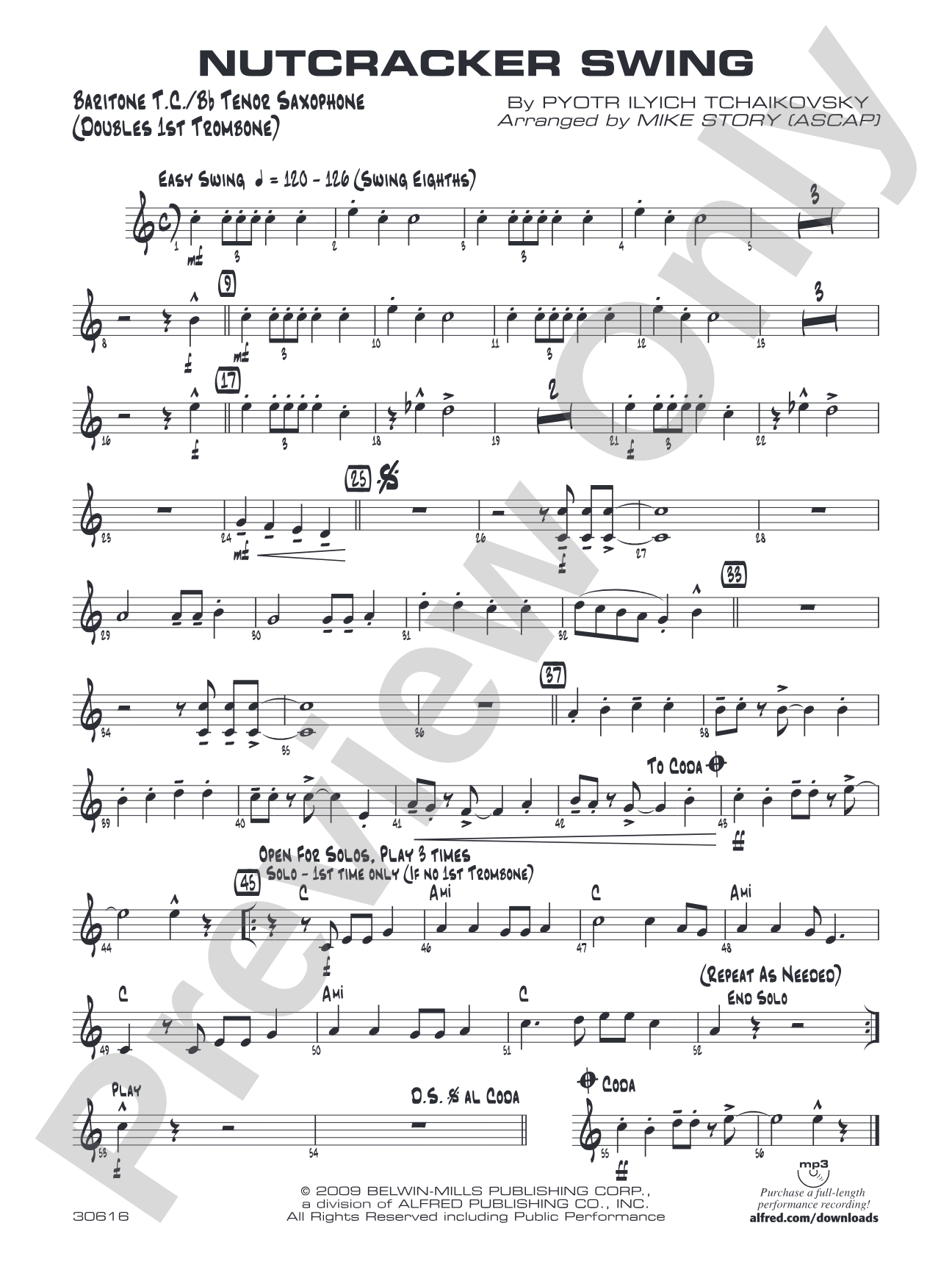 Nutcracker Swing: Baritone T.C.