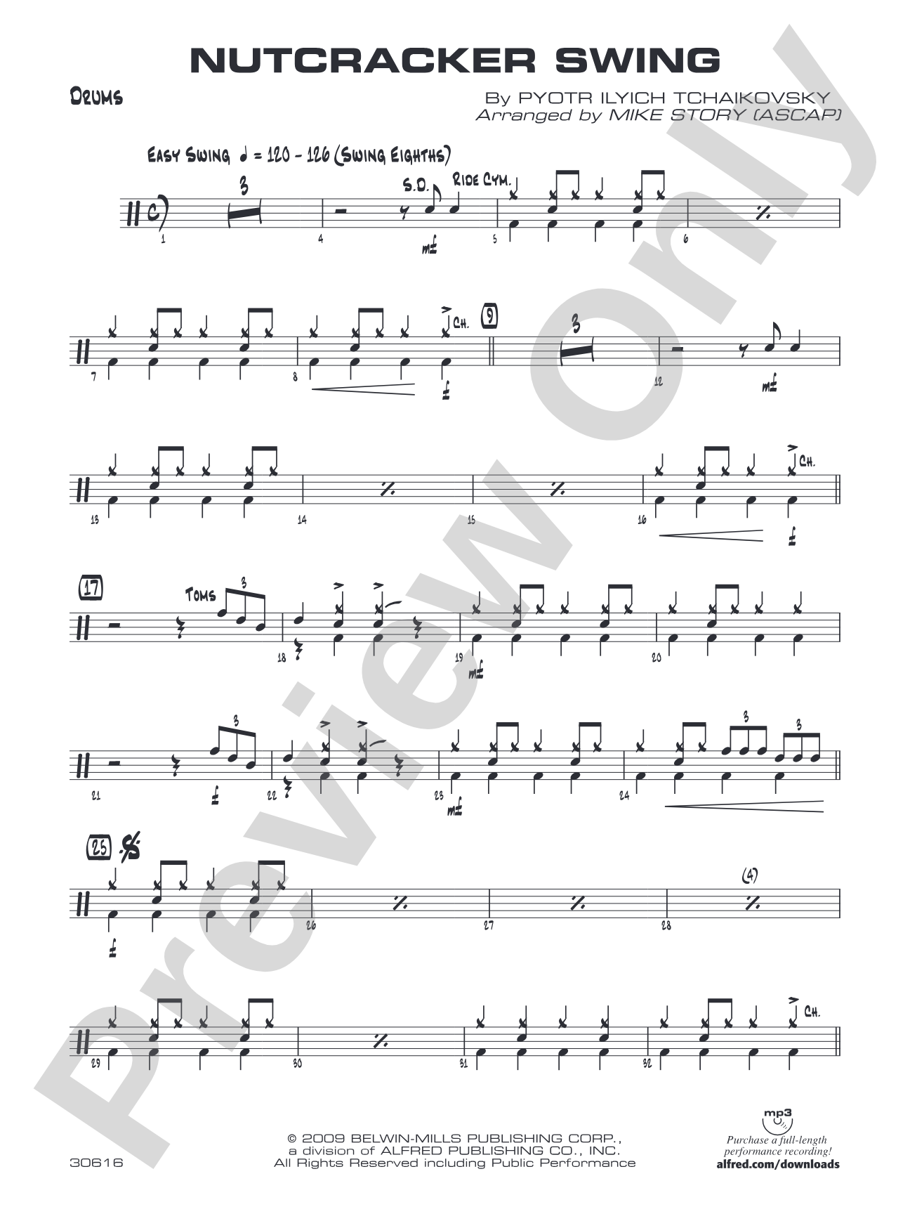 Nutcracker Swing: Drums