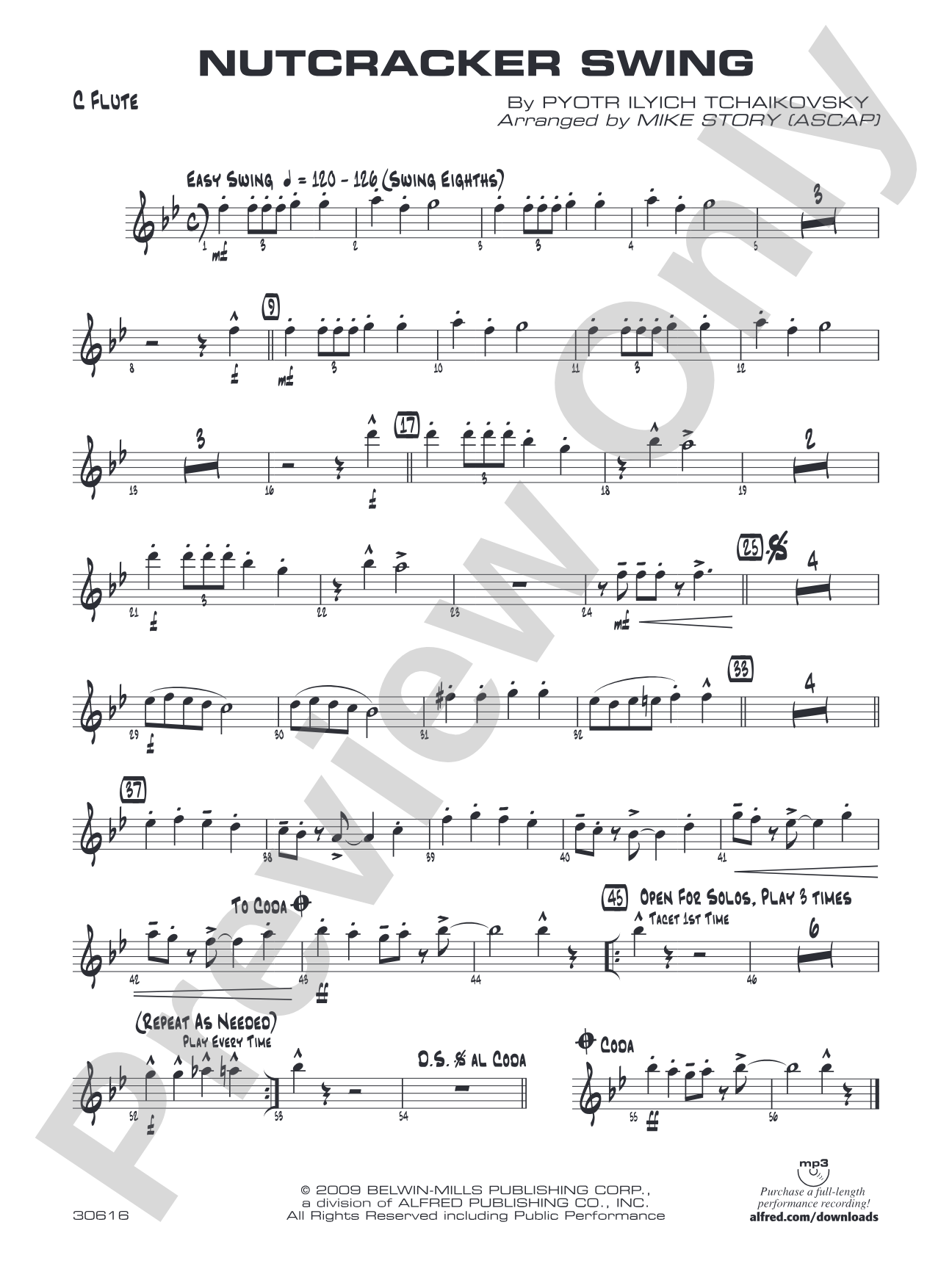 Nutcracker Swing: Flute
