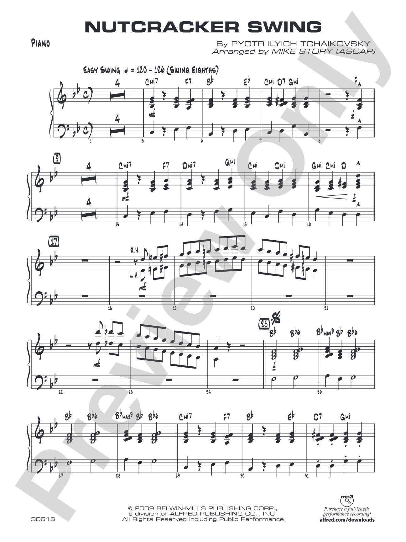 Nutcracker Swing: Piano Accompaniment