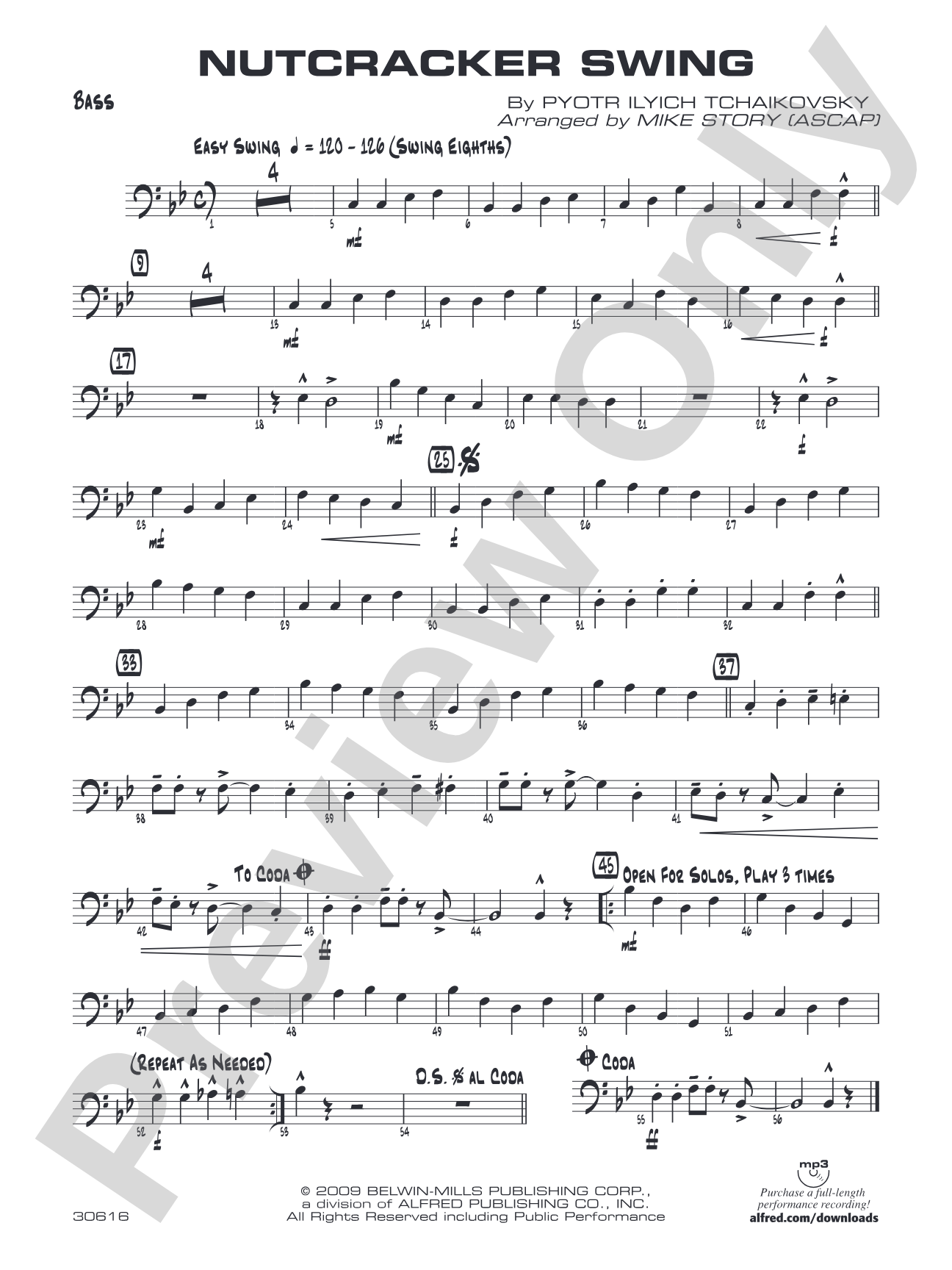 Nutcracker Swing: String Bass