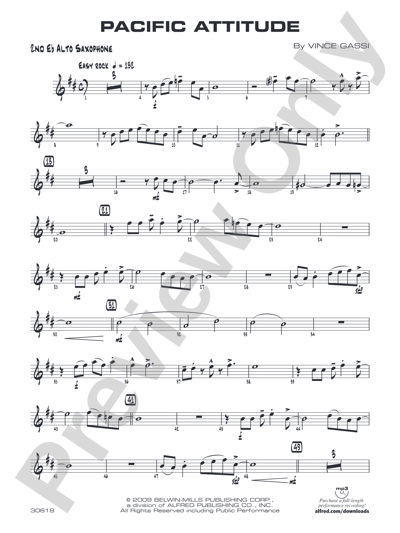 Pacific Attitude: 2nd E-flat Alto Saxophone