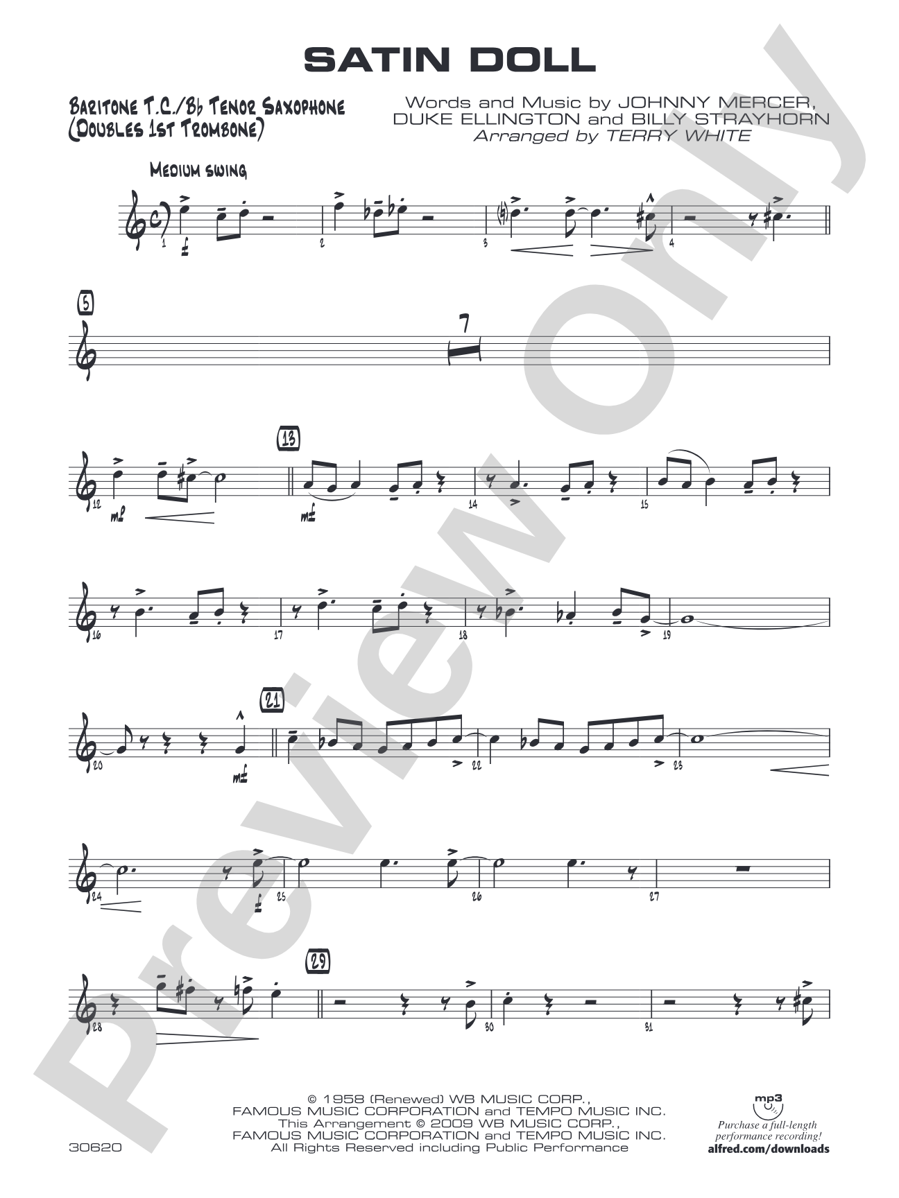Satin Doll: Baritone T.C.