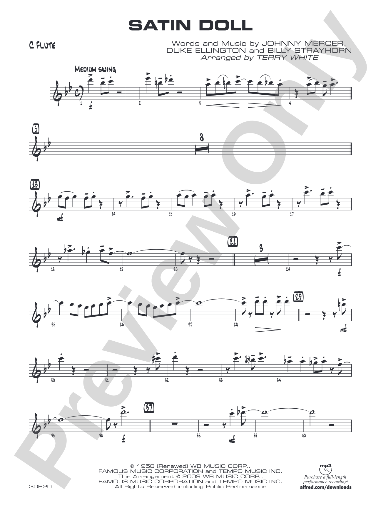 Satin Doll: Flute